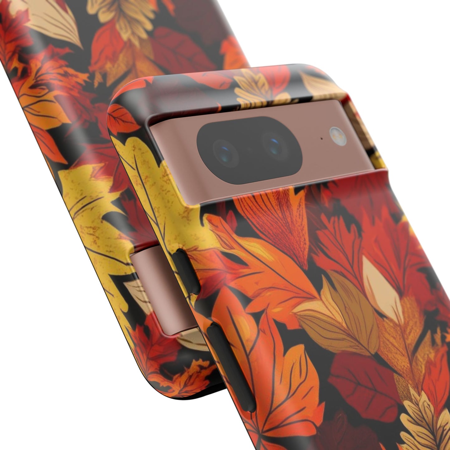 Leafy Tough Cases, Autumn Phone Cover, Protective Smartphone Shell, Nature Lover Gift, Fall Accessories