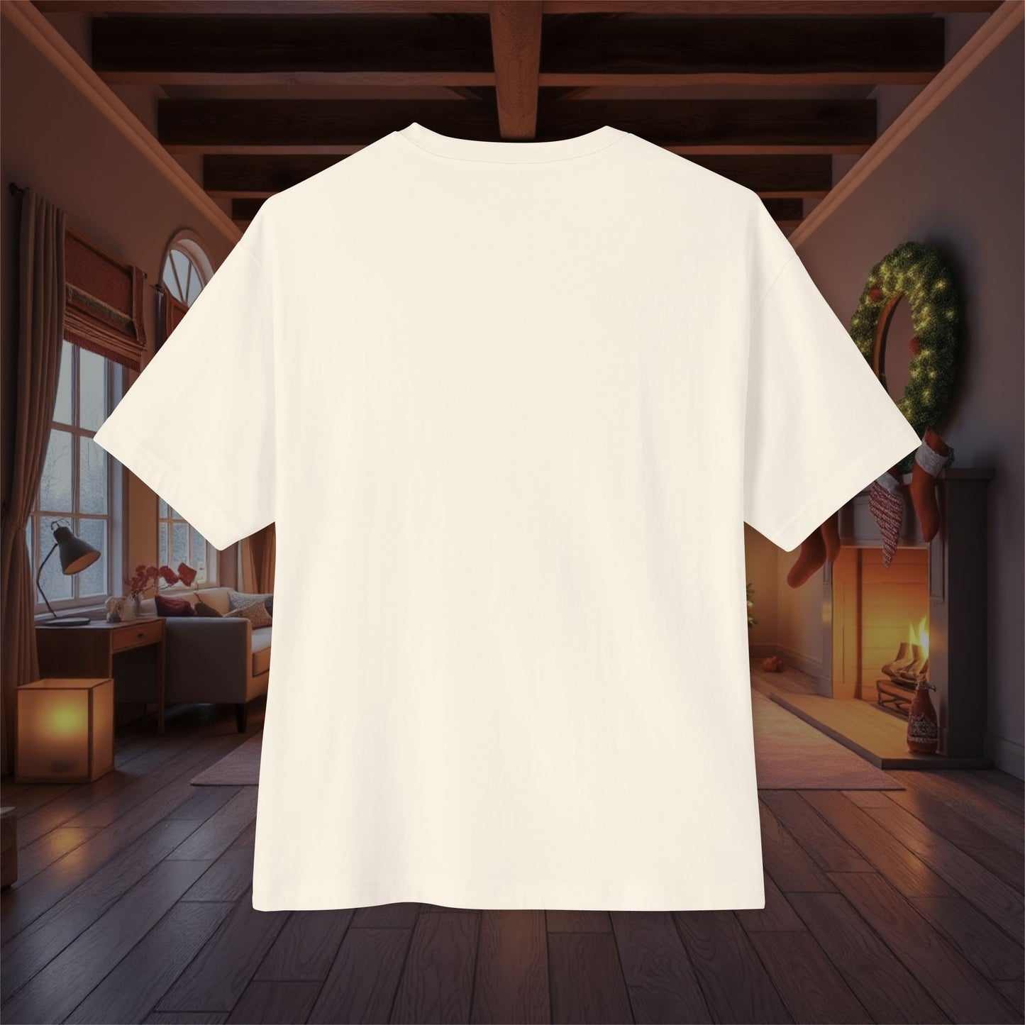 Festive Merry Christmas Oversized Boxy Tee for All