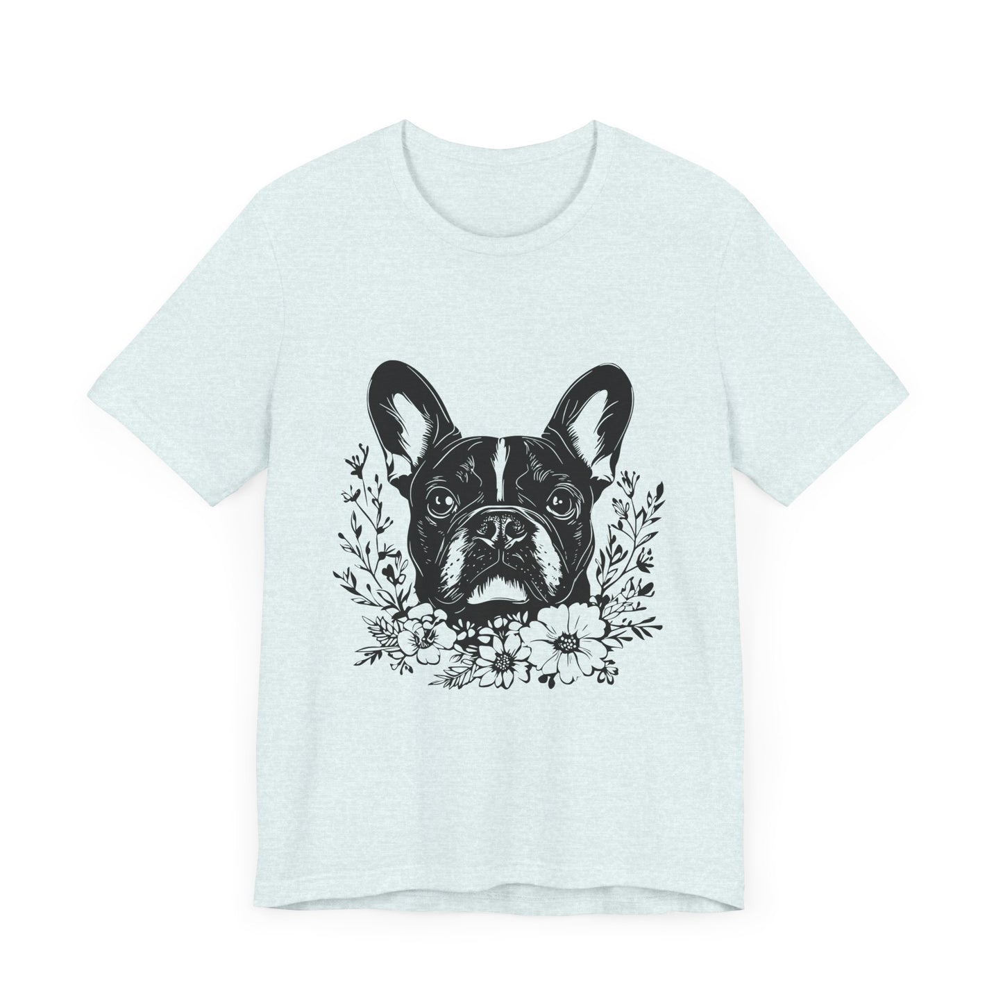 French Bull Dog T-Shirt, Dog Lover Tee, Cute Animal Graphic Shirt, Pet Owner Gift, Casual Top
