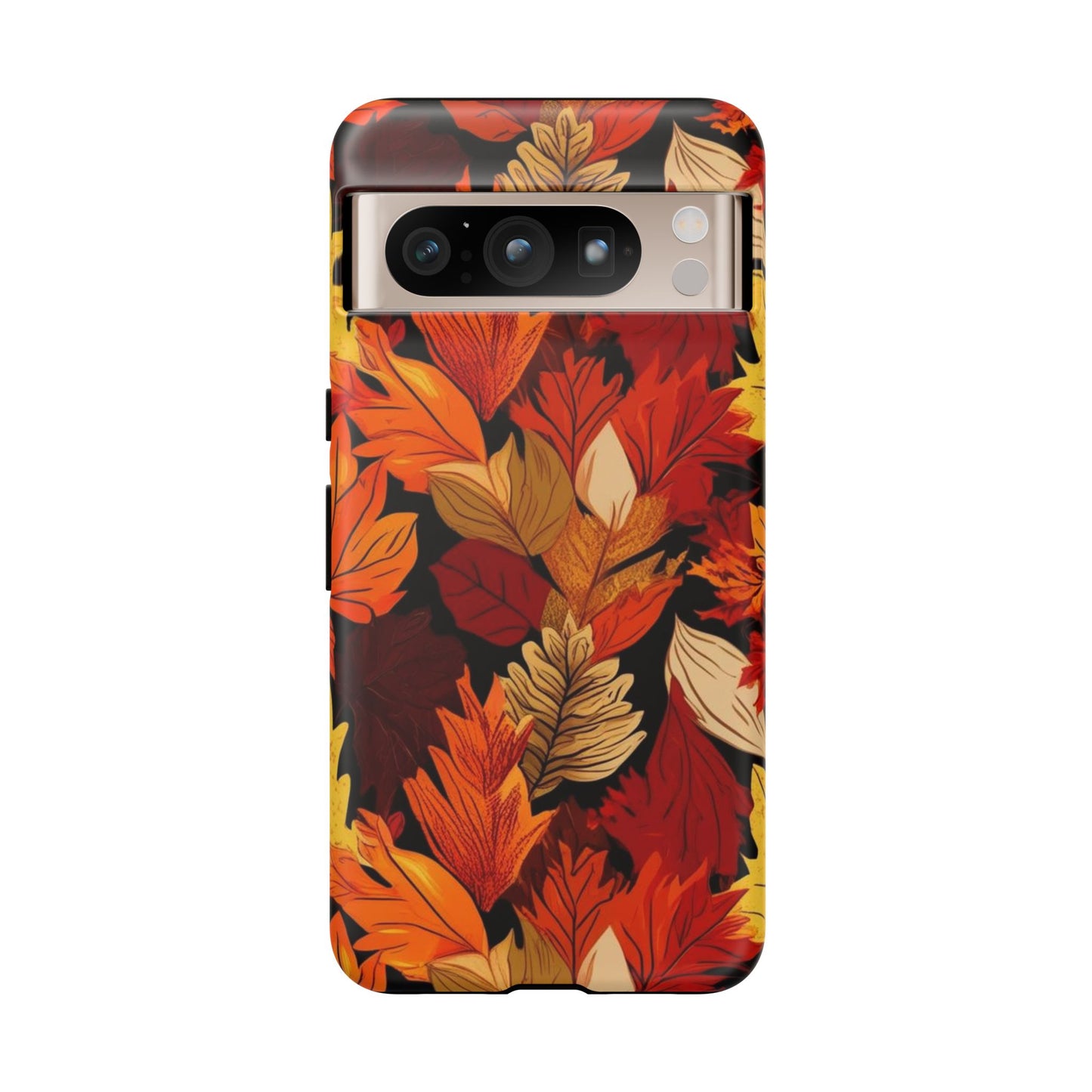 Leafy Tough Cases, Autumn Phone Cover, Protective Smartphone Shell, Nature Lover Gift, Fall Accessories