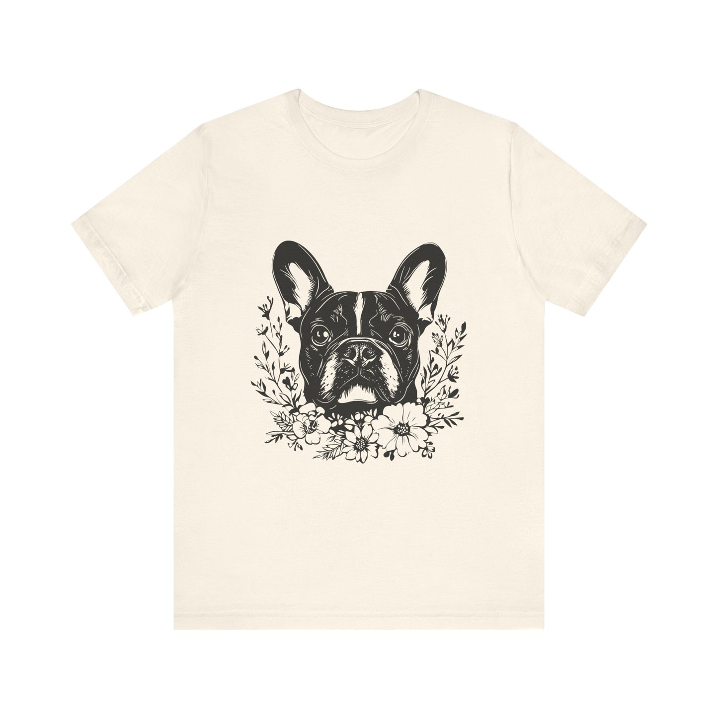 French Bull Dog T-Shirt, Dog Lover Tee, Cute Animal Graphic Shirt, Pet Owner Gift, Casual Top