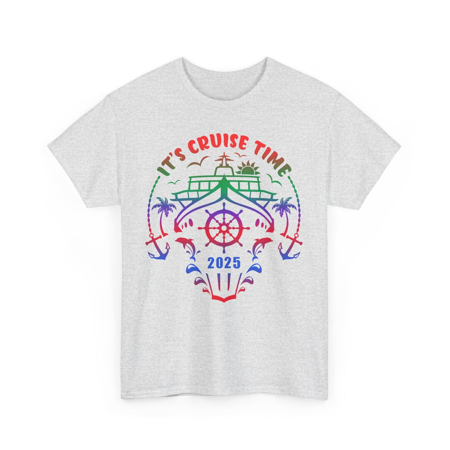 Cruise Time 2025 T-Shirt, Vacation Tee, Nautical Clothing, Travel Shirt, Cruise Ship Top