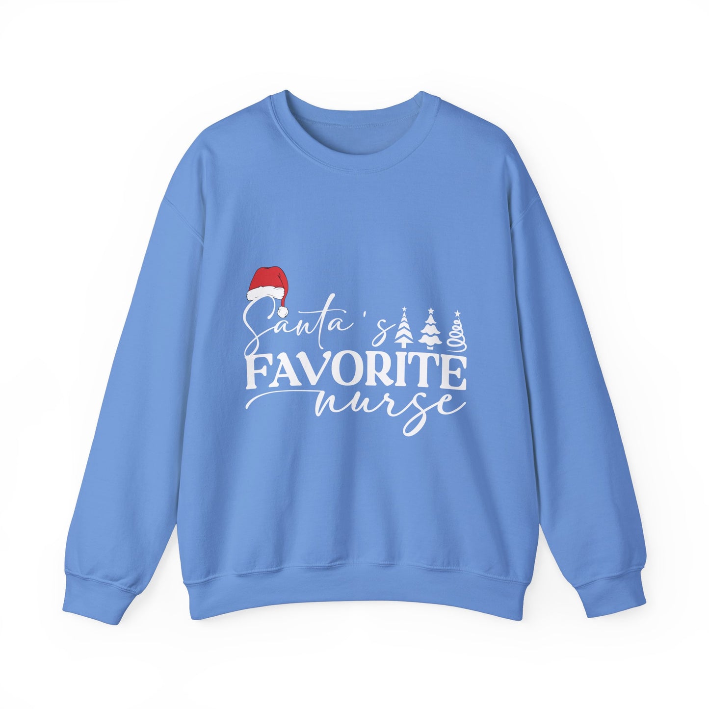 Santa Favorite Nurse Sweatshirt, Christmas Nurse Gift, Holiday Medical Apparel, Xmas RN Pullover, Healthcare Worker Jumper, Secret Santa