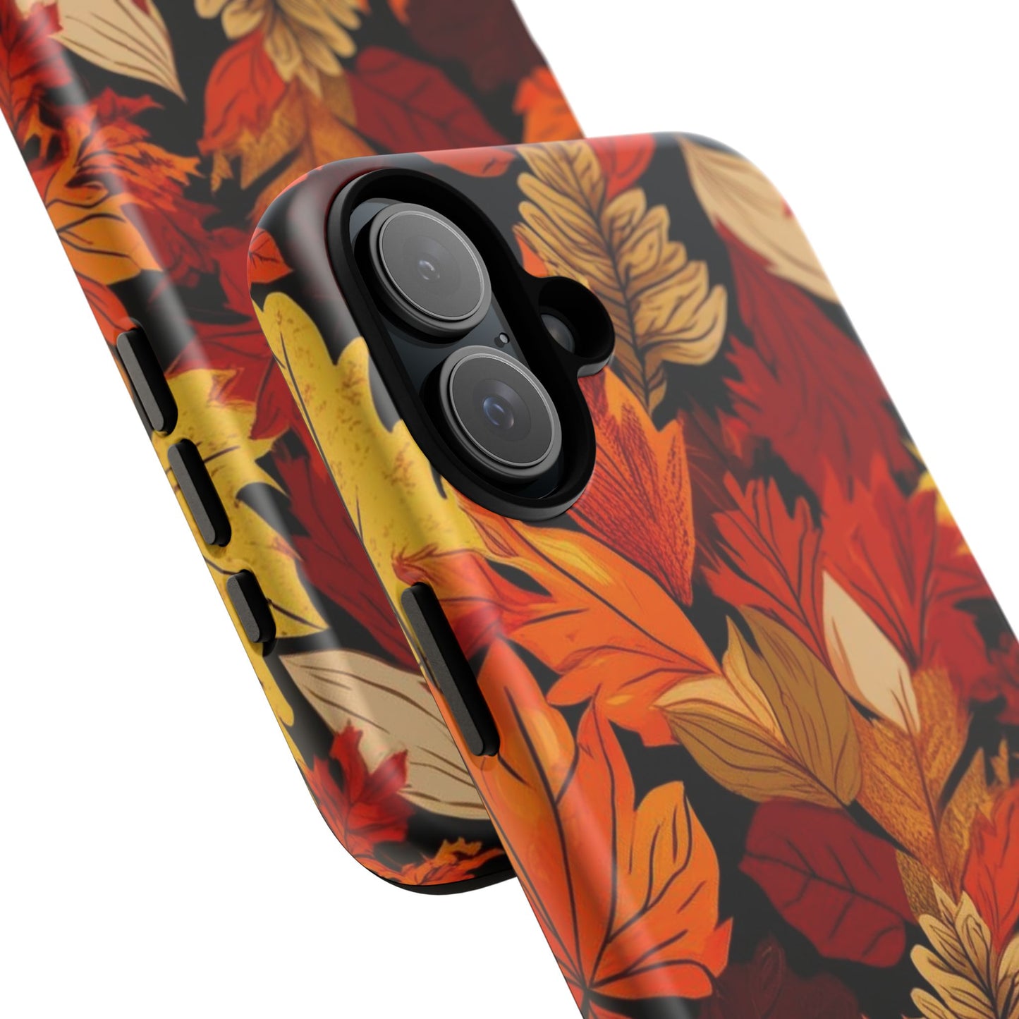 Leafy Tough Cases, Autumn Phone Cover, Protective Smartphone Shell, Nature Lover Gift, Fall Accessories