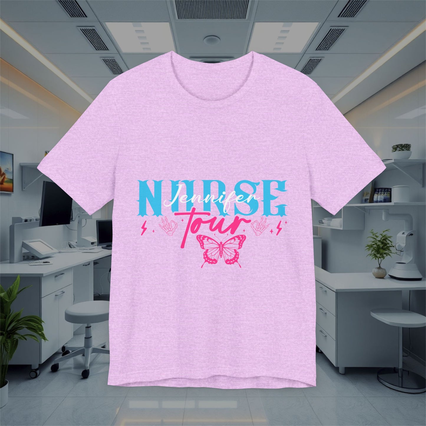 Nurse Tour Unisex Tee, Nursing T-Shirt, Medical Top, Healthcare Nurse Shirt, Hospital Apparel
