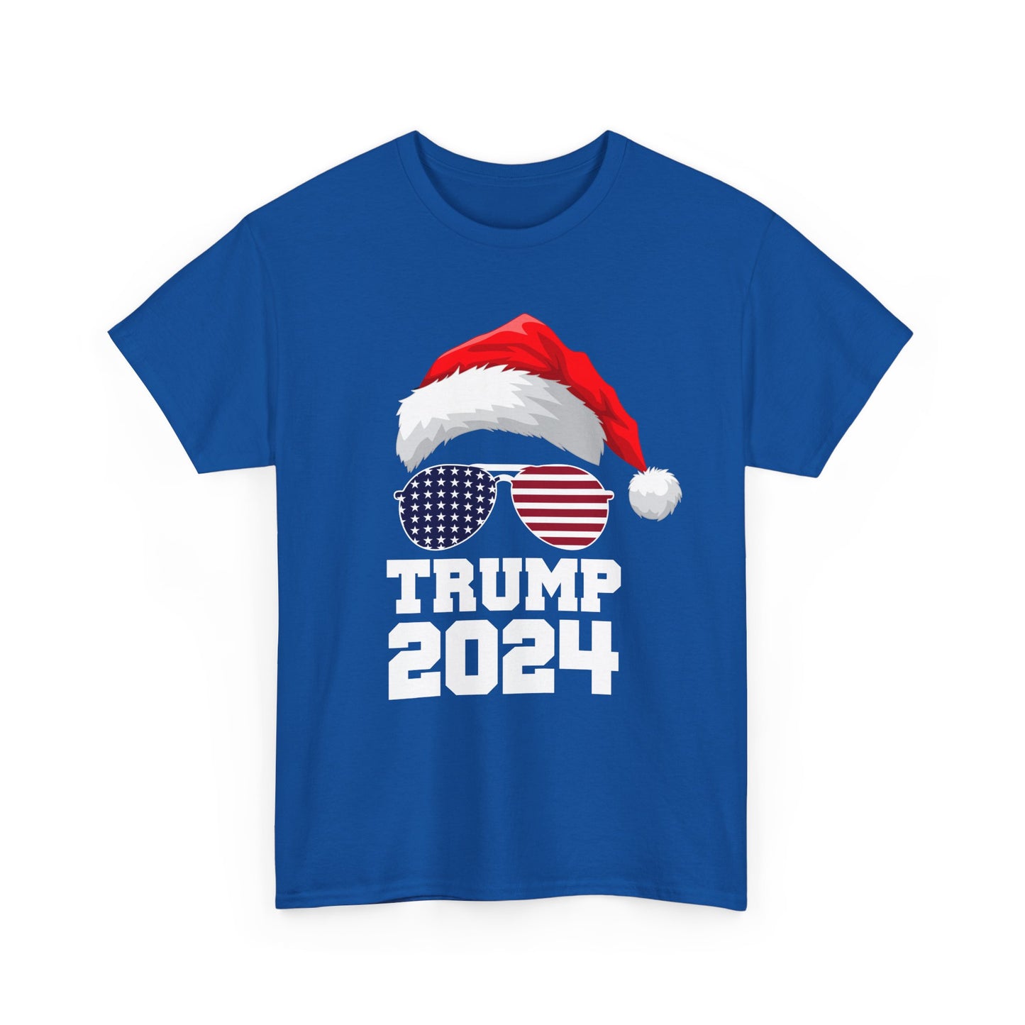 Trump Shirt, Trump Christmas Shirt, Trump Happy Holidays Shirt Unisex Heavy Cotton Tee, Political Tee, Patriotic Christmas Tee, Conservative