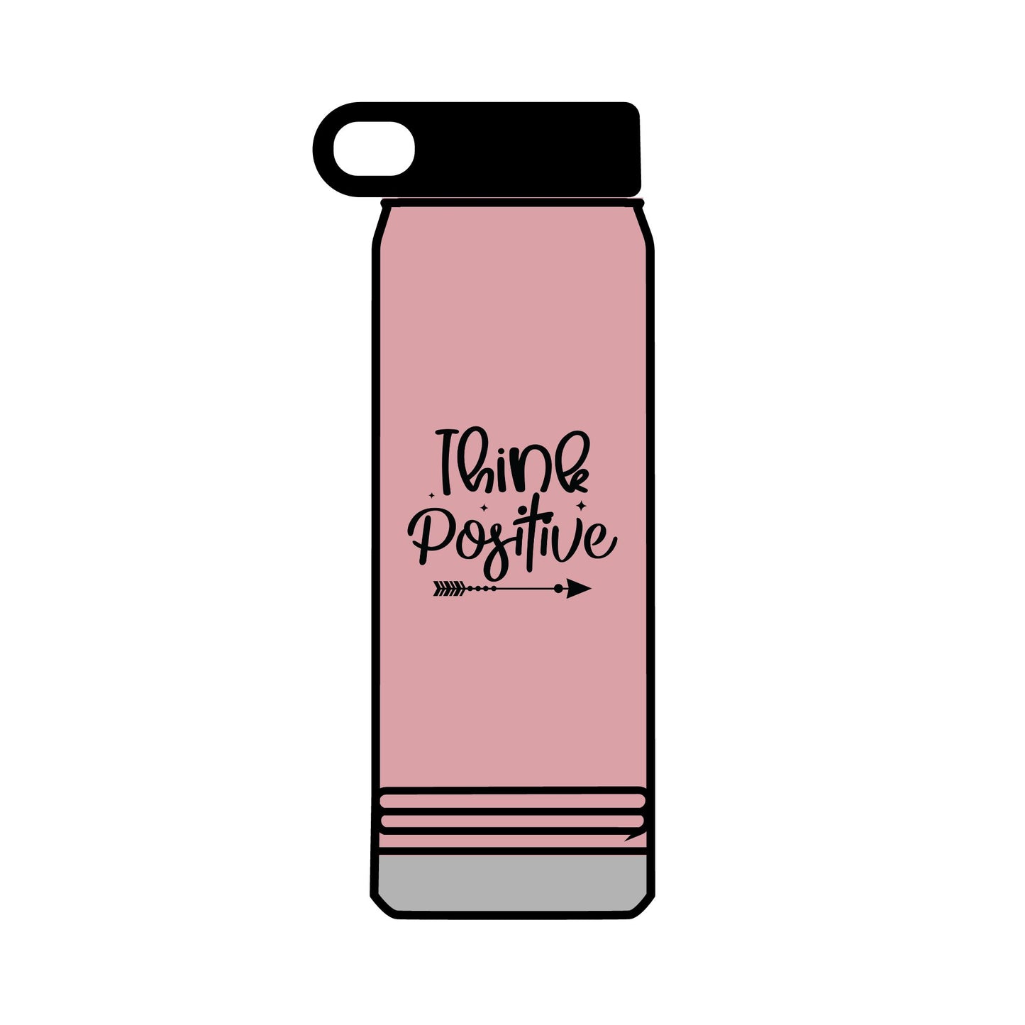 Motivational Water Bottle, 32oz - Inspiring Quote Reusable Water Bottle, Gym Hydration Flask, Fitness Gift, Positive Affirmation Drinkware,