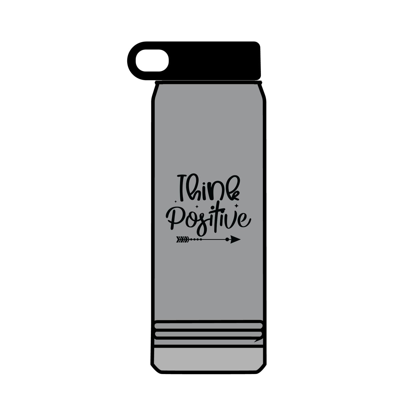 Motivational Water Bottle, 32oz - Inspiring Quote Reusable Water Bottle, Gym Hydration Flask, Fitness Gift, Positive Affirmation Drinkware,