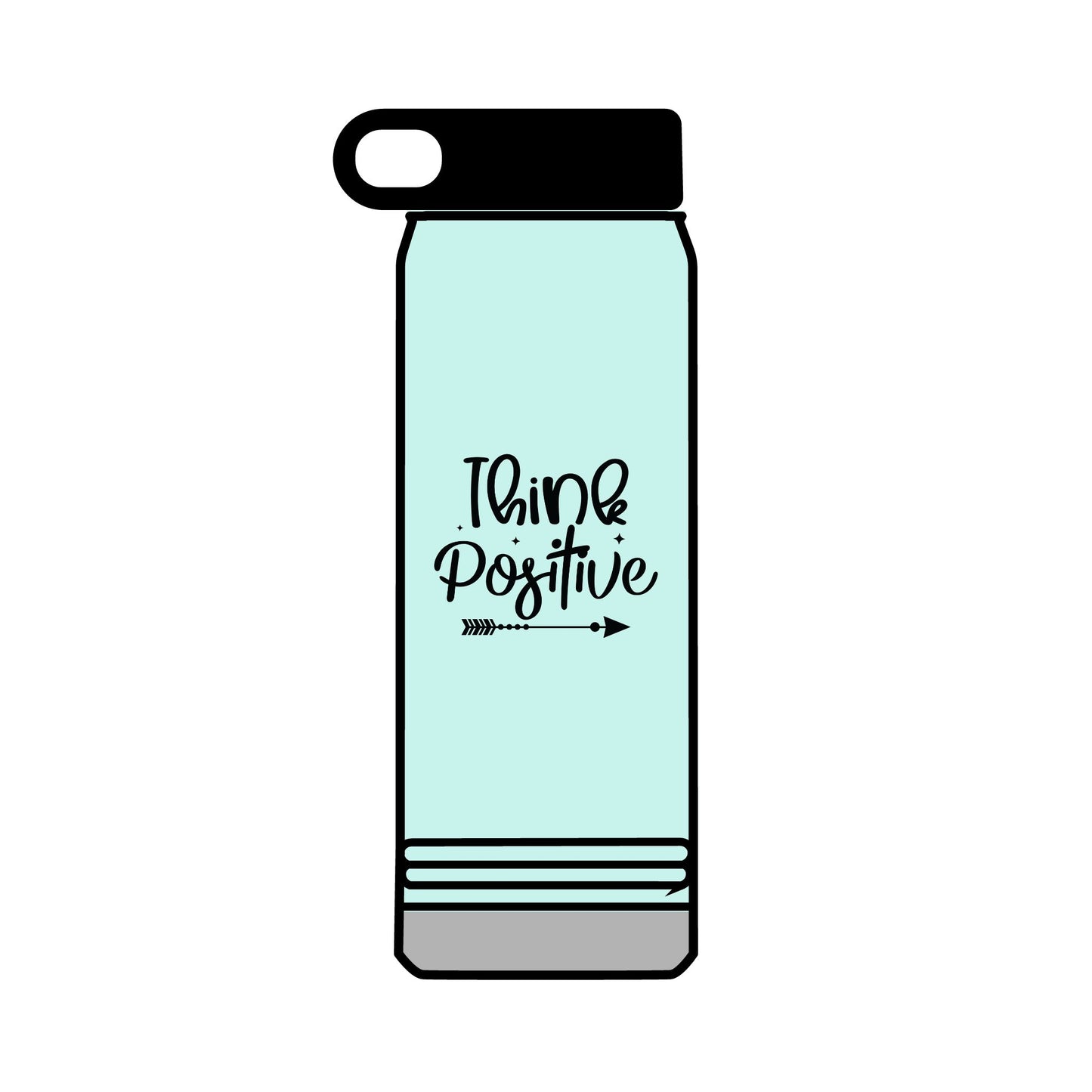 Motivational Water Bottle, 32oz - Inspiring Quote Reusable Water Bottle, Gym Hydration Flask, Fitness Gift, Positive Affirmation Drinkware,