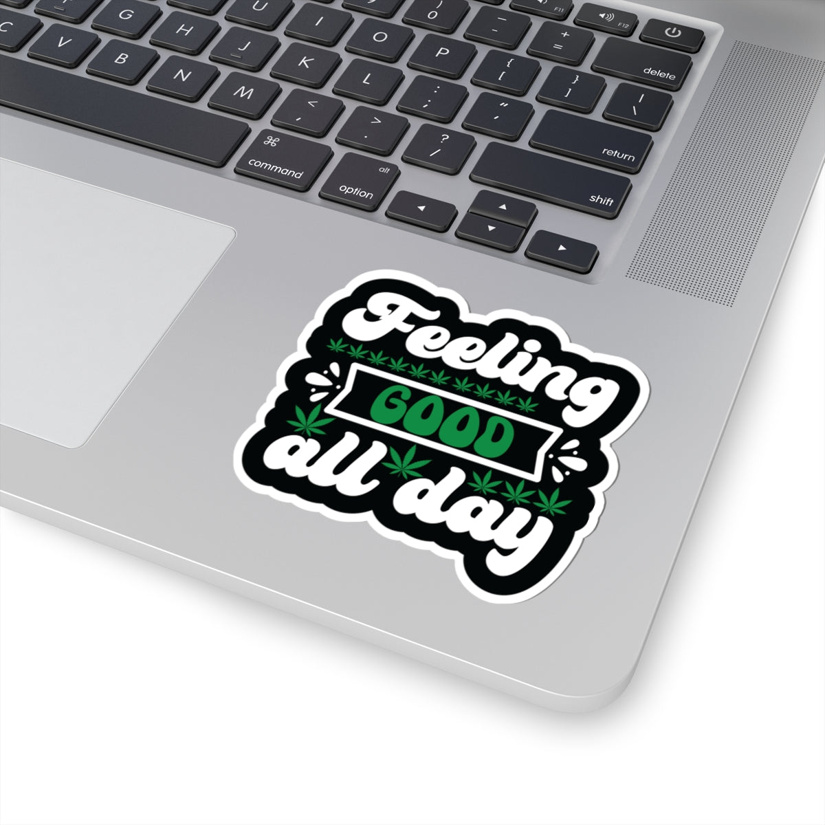 Feeling Good All Day Cannabis Stickers, Weed Decals, Marijuana Labels, Ganja Sticker Set, Stoner Gift Accessories