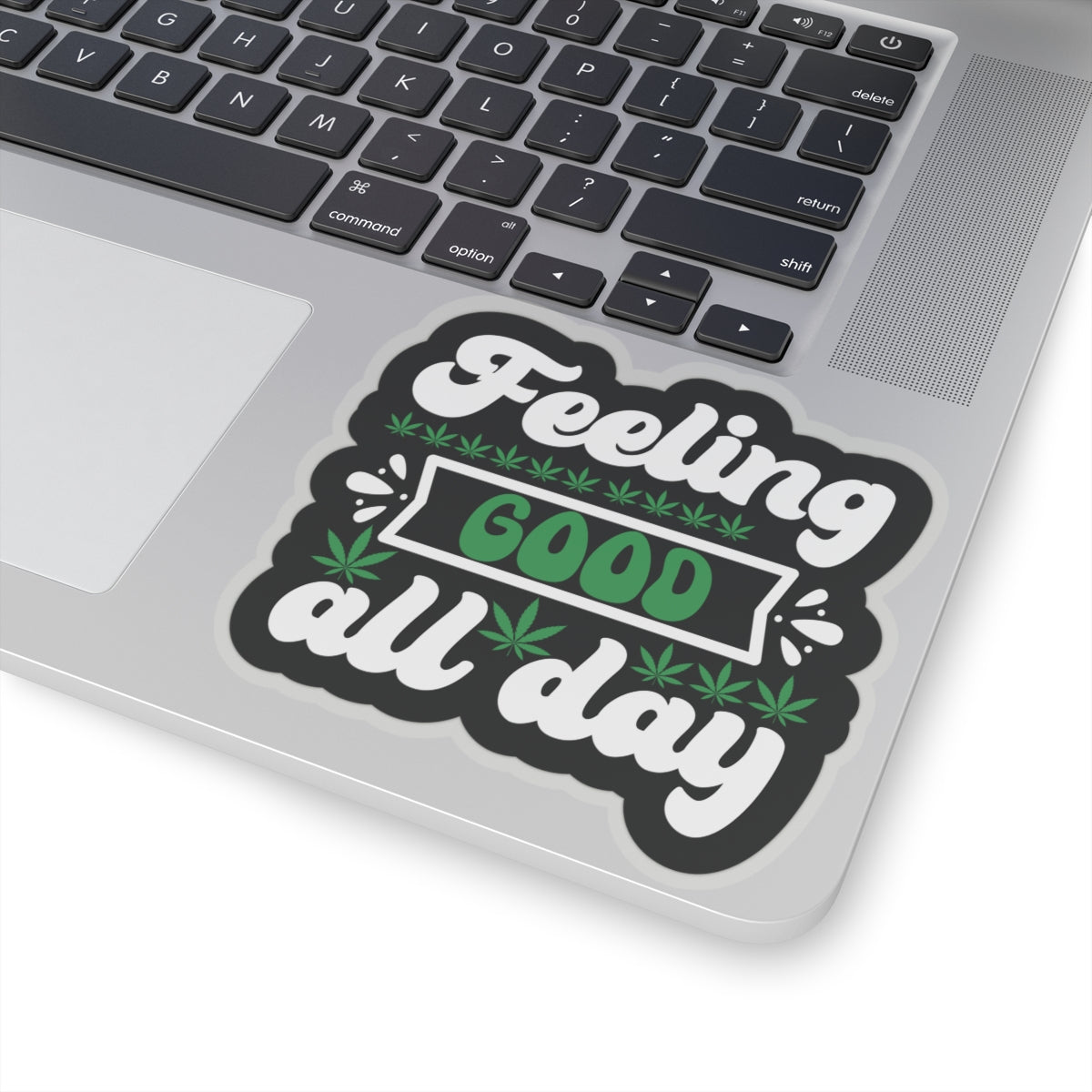 Feeling Good All Day Cannabis Stickers, Weed Decals, Marijuana Labels, Ganja Sticker Set, Stoner Gift Accessories
