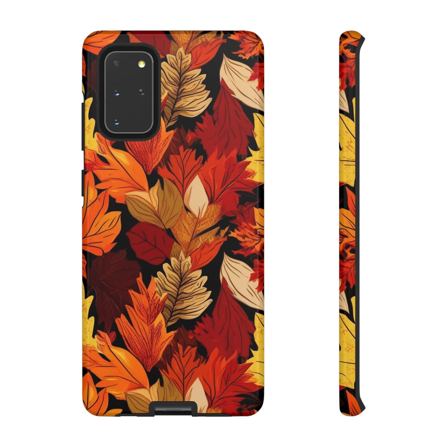 Leafy Tough Cases, Autumn Phone Cover, Protective Smartphone Shell, Nature Lover Gift, Fall Accessories