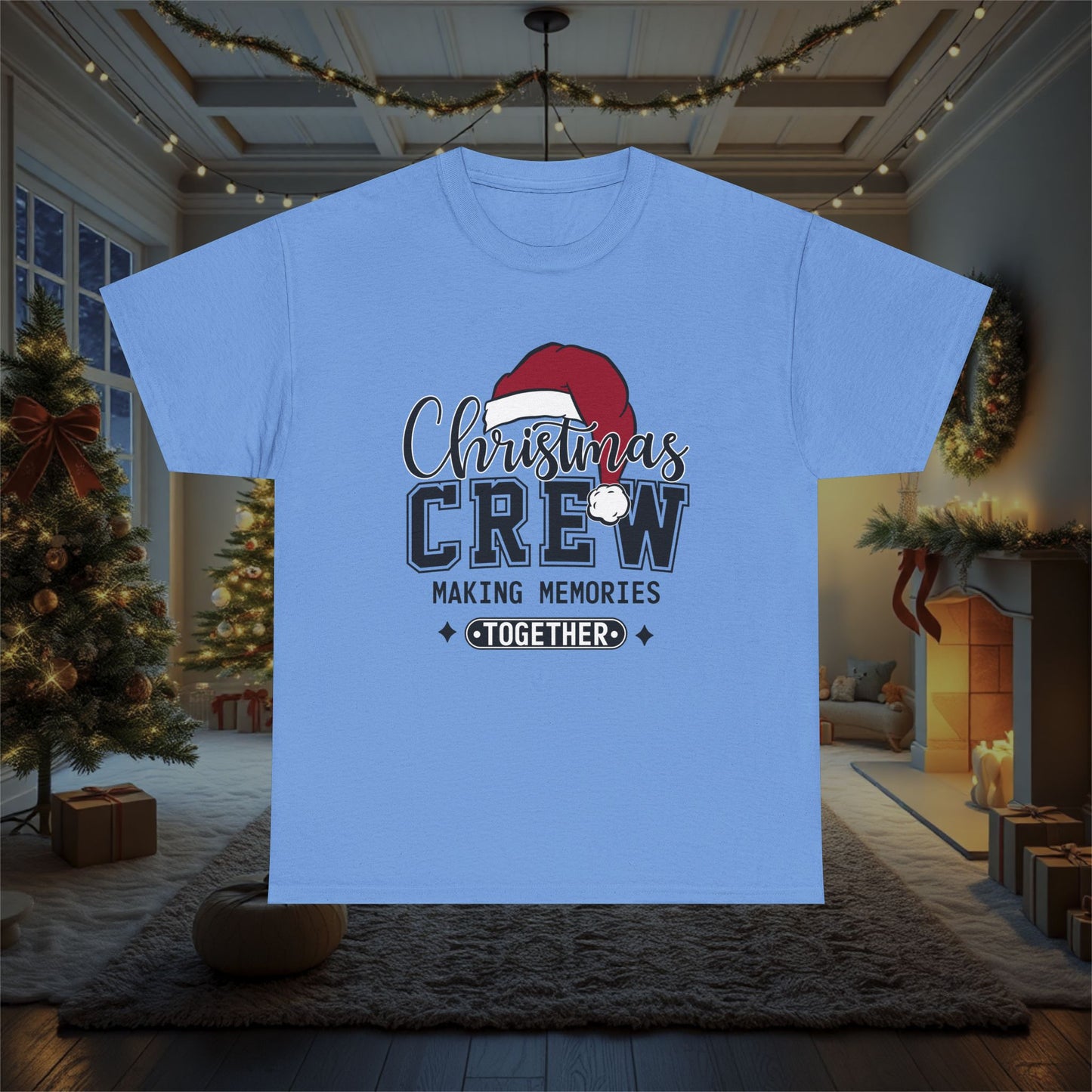 Christmas Crew Making Memories Unisex T-Shirt - Holiday Festive Cotton Tee, Family Matching Shirt, Winter Season Apparel, Xmas Gift, Memory