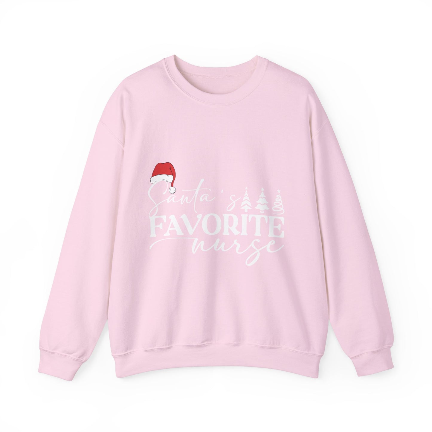 Santa Favorite Nurse Sweatshirt, Christmas Nurse Gift, Holiday Medical Apparel, Xmas RN Pullover, Healthcare Worker Jumper, Secret Santa