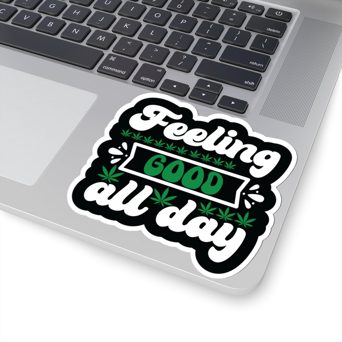 Feeling Good All Day Cannabis Stickers, Weed Decals, Marijuana Labels, Ganja Sticker Set, Stoner Gift Accessories
