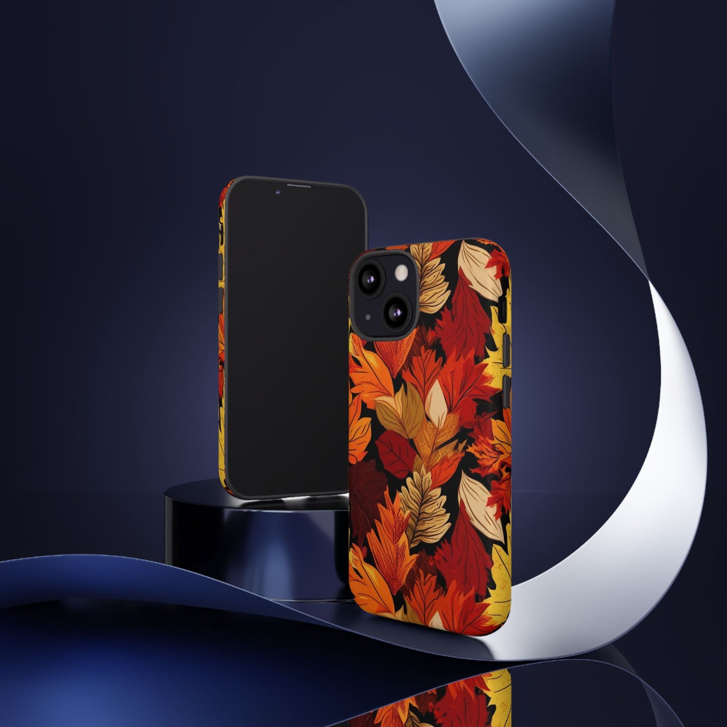 Leafy Tough Cases, Autumn Phone Cover, Protective Smartphone Shell, Nature Lover Gift, Fall Accessories