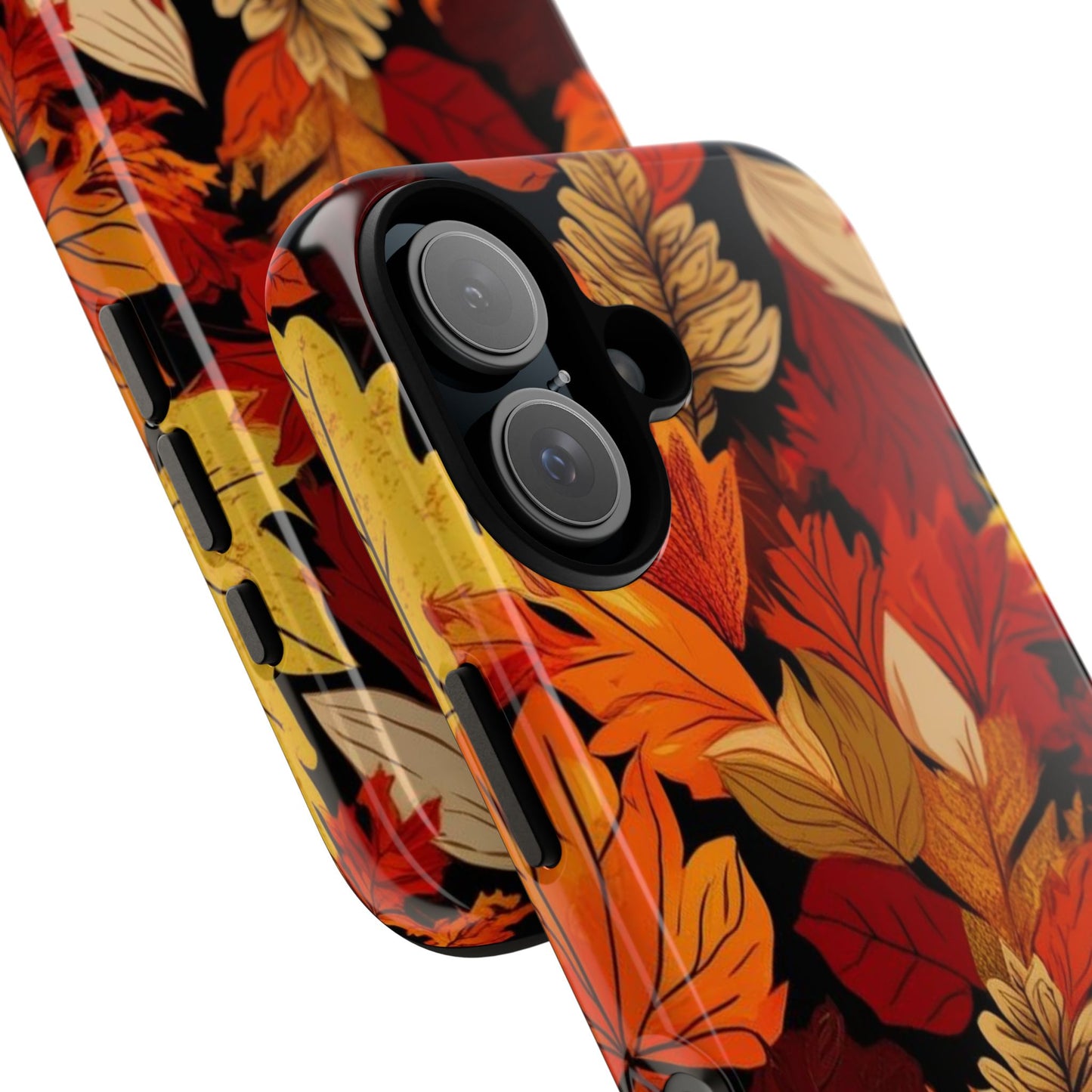Leafy Tough Cases, Autumn Phone Cover, Protective Smartphone Shell, Nature Lover Gift, Fall Accessories