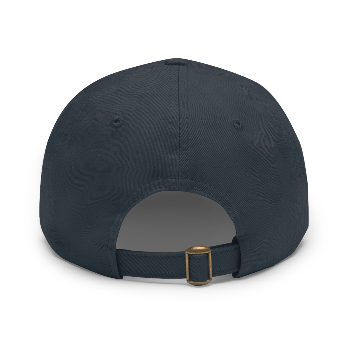 American Flag Dad Hat with Leather Patch (Rectangle)
