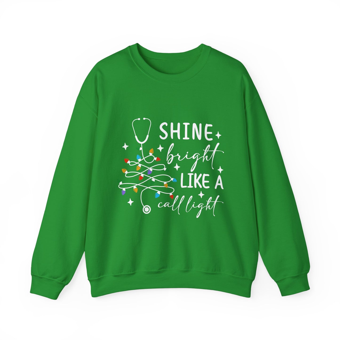Shine Bright Nurse Sweatshirt, Medical Staff Gift, Hospital Worker Apparel, Cozy Pullover, Warm Jumper