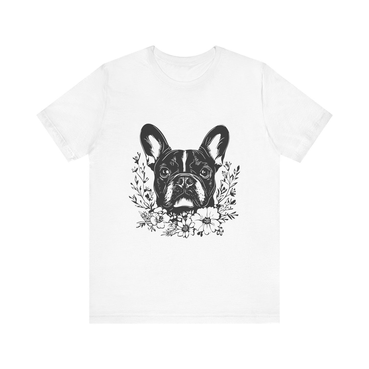 French Bull Dog T-Shirt, Dog Lover Tee, Cute Animal Graphic Shirt, Pet Owner Gift, Casual Top