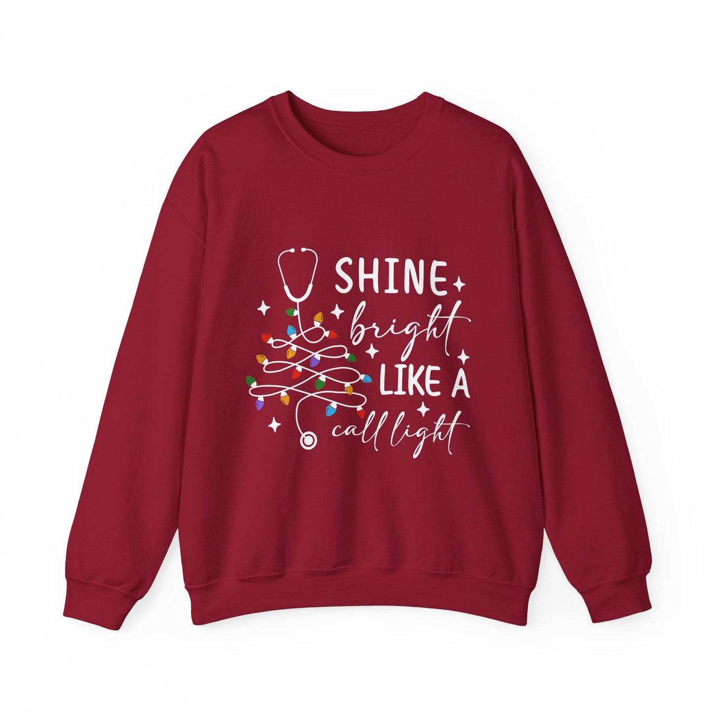 Shine Bright Nurse Sweatshirt, Medical Staff Gift, Hospital Worker Apparel, Cozy Pullover, Warm Jumper