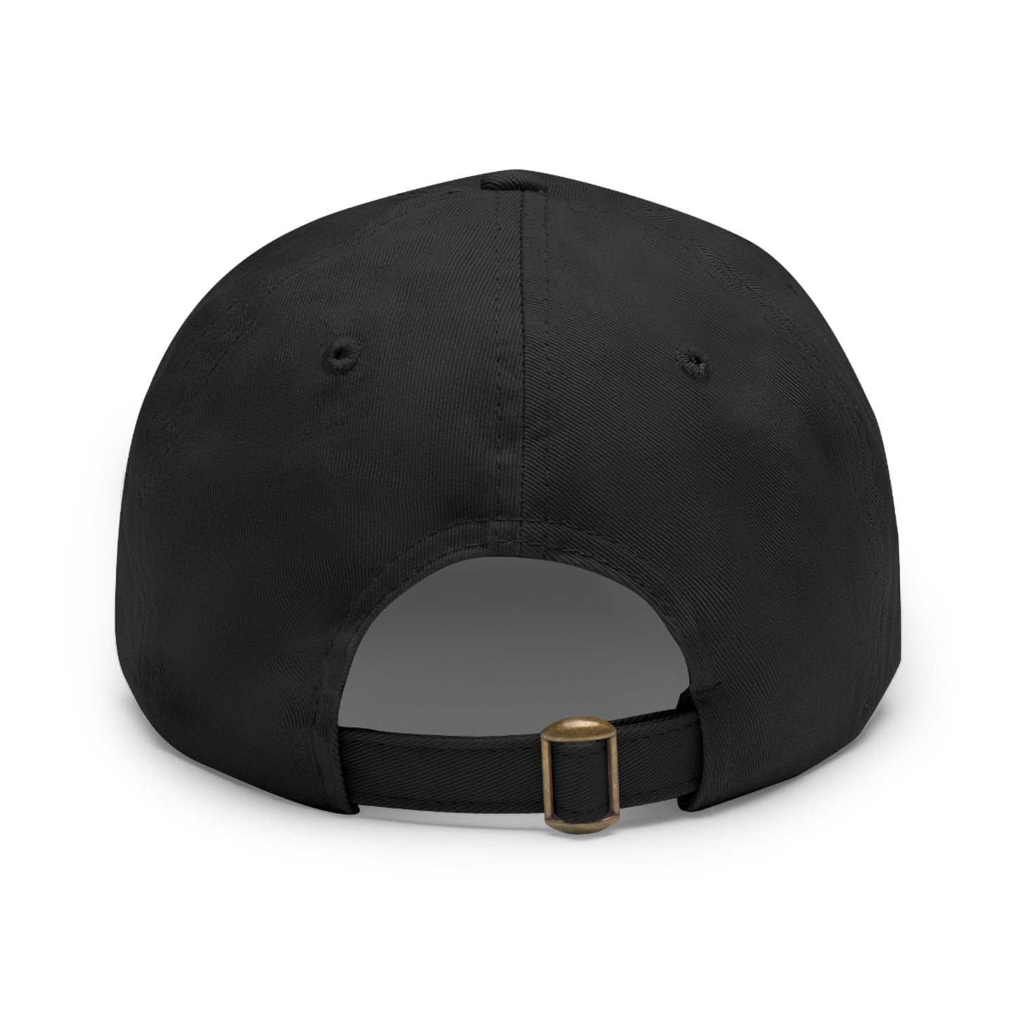 American Flag Dad Hat with Leather Patch (Rectangle)