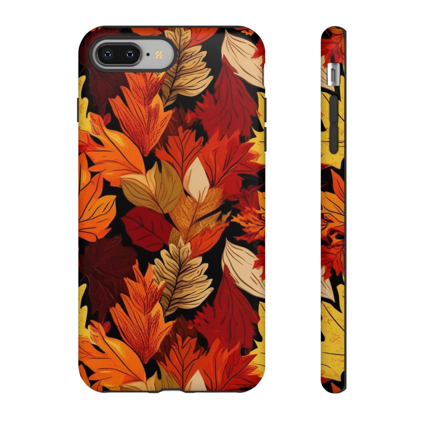 Leafy Tough Cases, Autumn Phone Cover, Protective Smartphone Shell, Nature Lover Gift, Fall Accessories