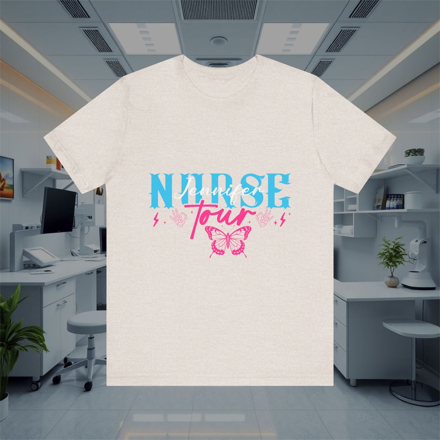 Nurse Tour Unisex Tee, Nursing T-Shirt, Medical Top, Healthcare Nurse Shirt, Hospital Apparel
