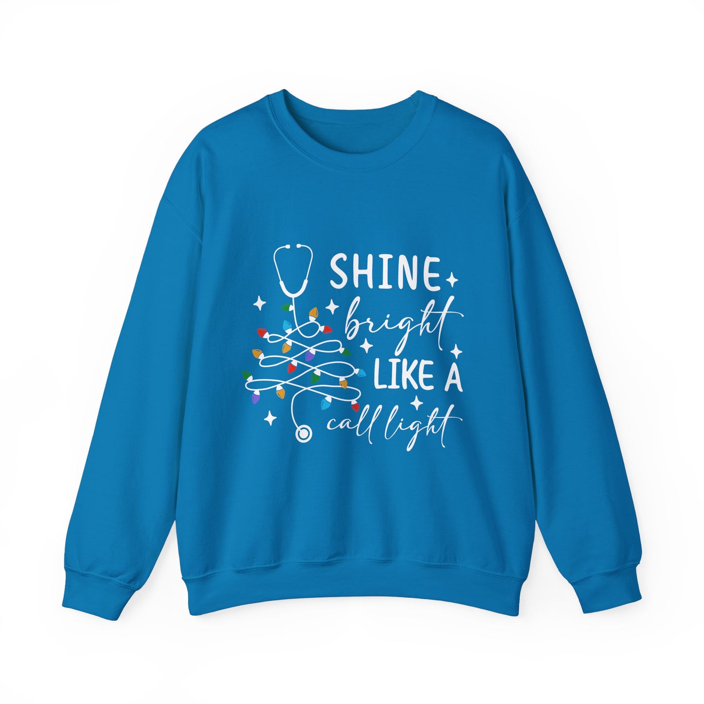 Shine Bright Nurse Sweatshirt, Medical Staff Gift, Hospital Worker Apparel, Cozy Pullover, Warm Jumper