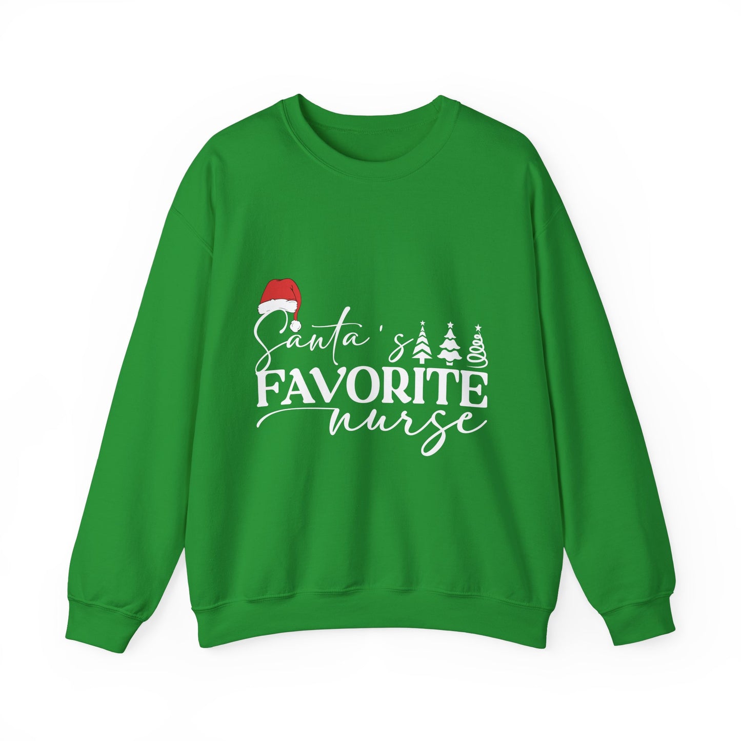Santa Favorite Nurse Sweatshirt, Christmas Nurse Gift, Holiday Medical Apparel, Xmas RN Pullover, Healthcare Worker Jumper, Secret Santa