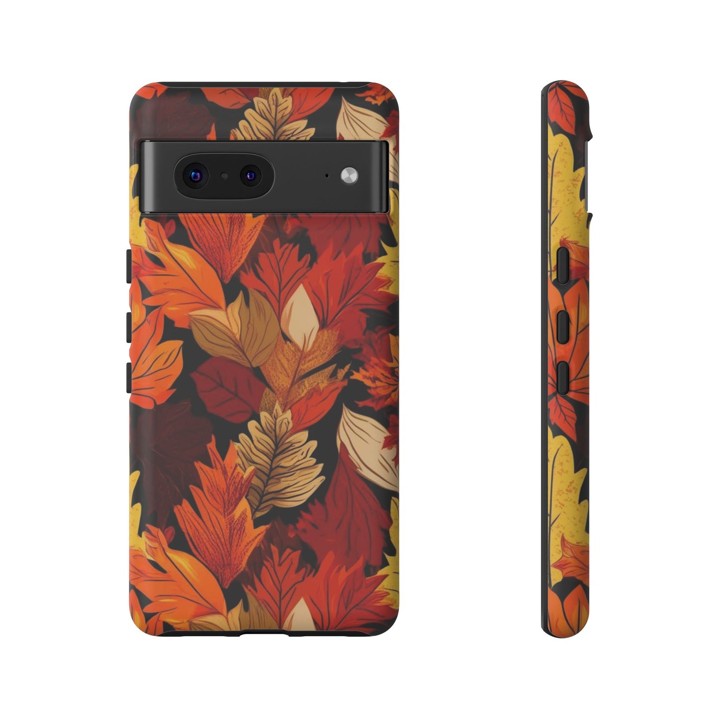 Leafy Tough Cases, Autumn Phone Cover, Protective Smartphone Shell, Nature Lover Gift, Fall Accessories
