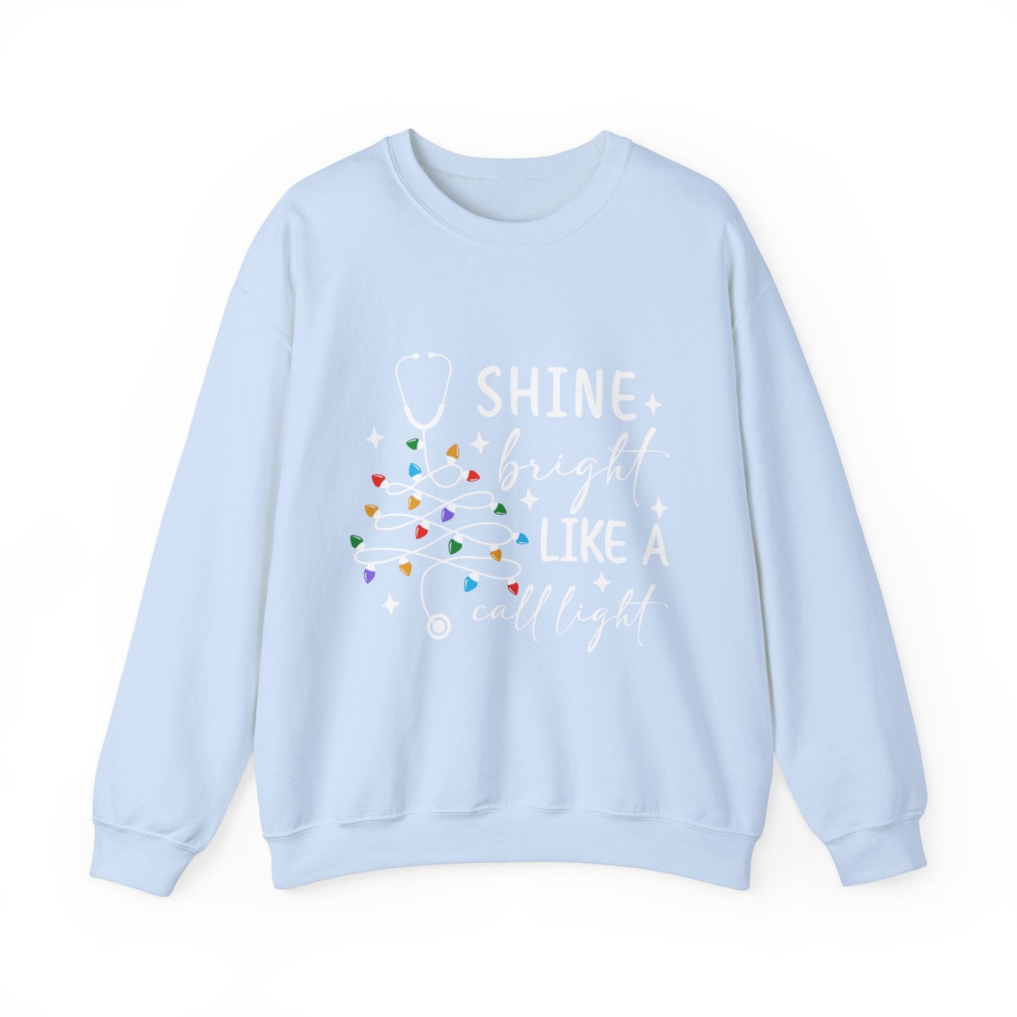 Shine Bright Nurse Sweatshirt, Medical Staff Gift, Hospital Worker Apparel, Cozy Pullover, Warm Jumper