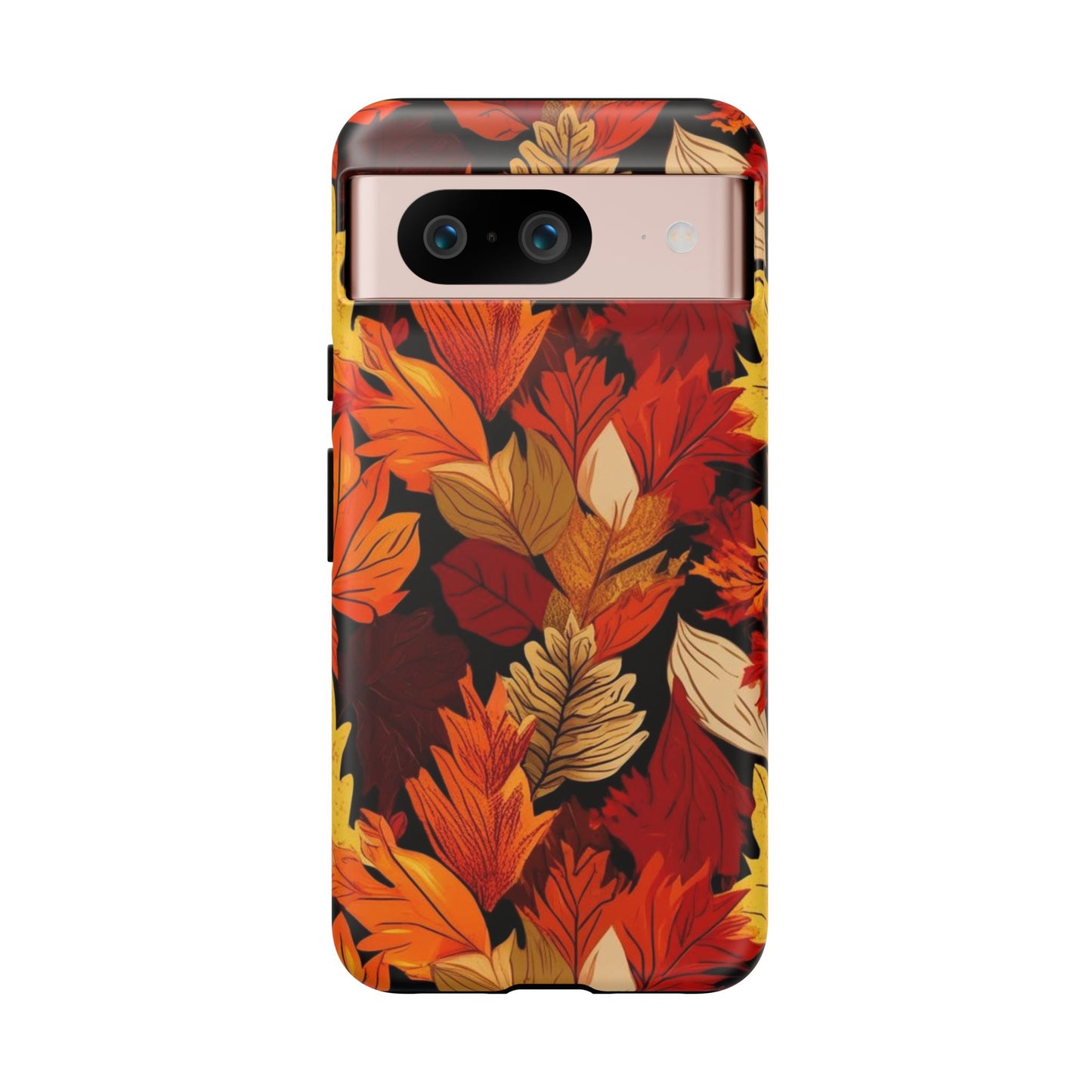 Leafy Tough Cases, Autumn Phone Cover, Protective Smartphone Shell, Nature Lover Gift, Fall Accessories