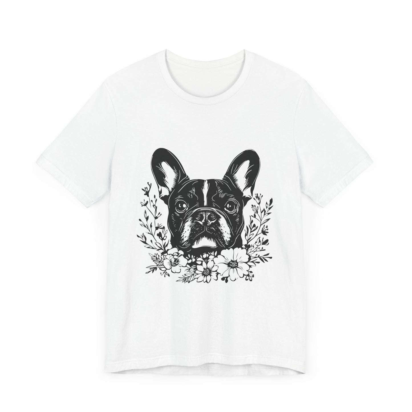 French Bull Dog T-Shirt, Dog Lover Tee, Cute Animal Graphic Shirt, Pet Owner Gift, Casual Top