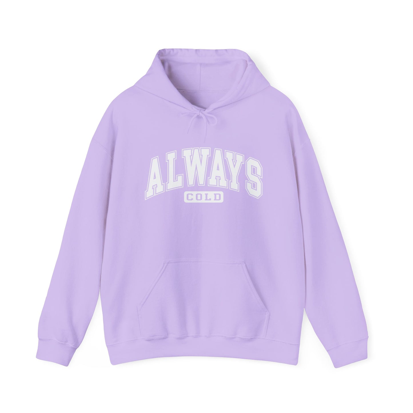 Always Cold Hoodie, Winter Sweatshirt, Cozy Pullover, Warm Jumper, Gift for Cold People, Comfy Outerwear