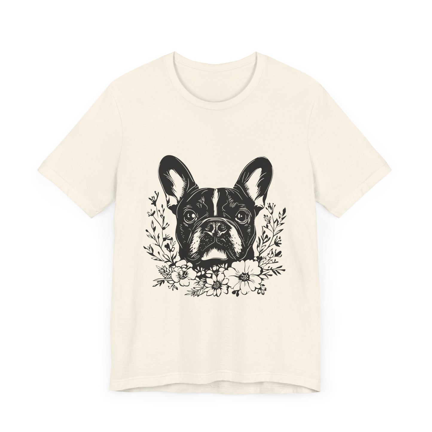 French Bull Dog T-Shirt, Dog Lover Tee, Cute Animal Graphic Shirt, Pet Owner Gift, Casual Top