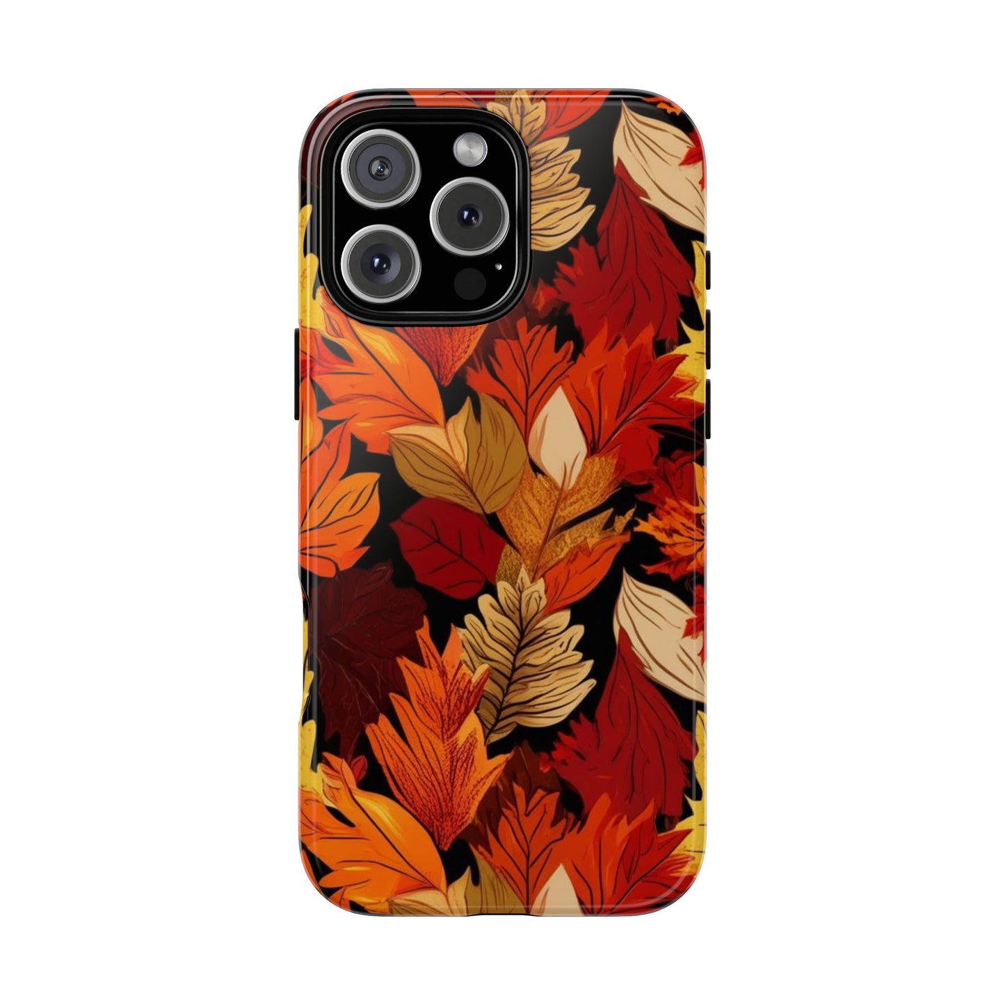 Leafy Tough Cases, Autumn Phone Cover, Protective Smartphone Shell, Nature Lover Gift, Fall Accessories