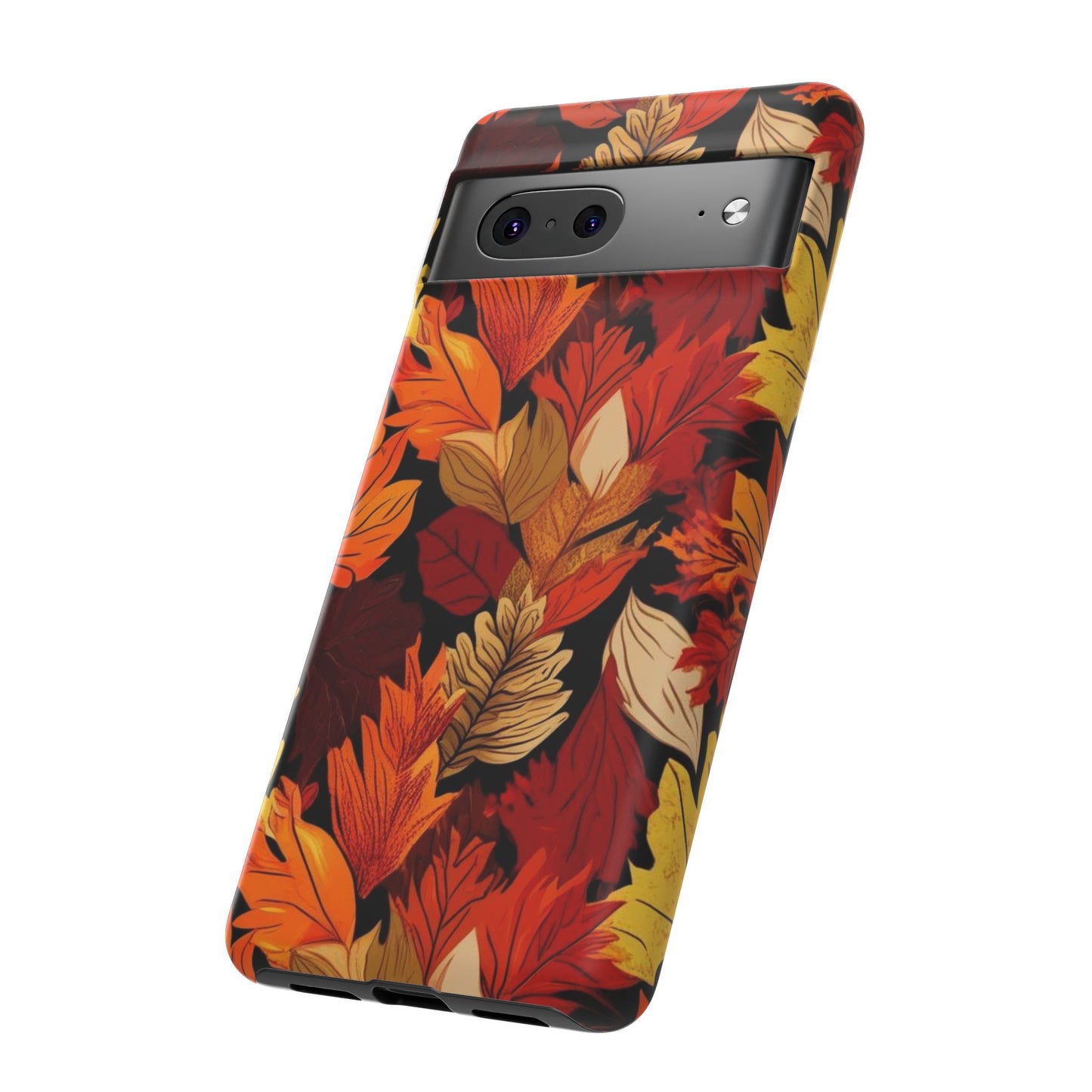 Leafy Tough Cases, Autumn Phone Cover, Protective Smartphone Shell, Nature Lover Gift, Fall Accessories