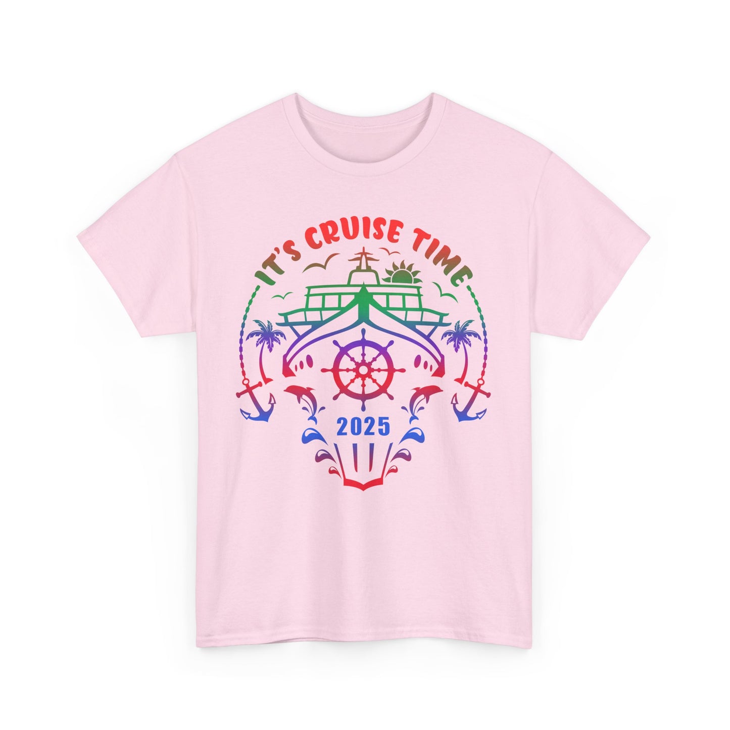 Cruise Time 2025 T-Shirt, Vacation Tee, Nautical Clothing, Travel Shirt, Cruise Ship Top