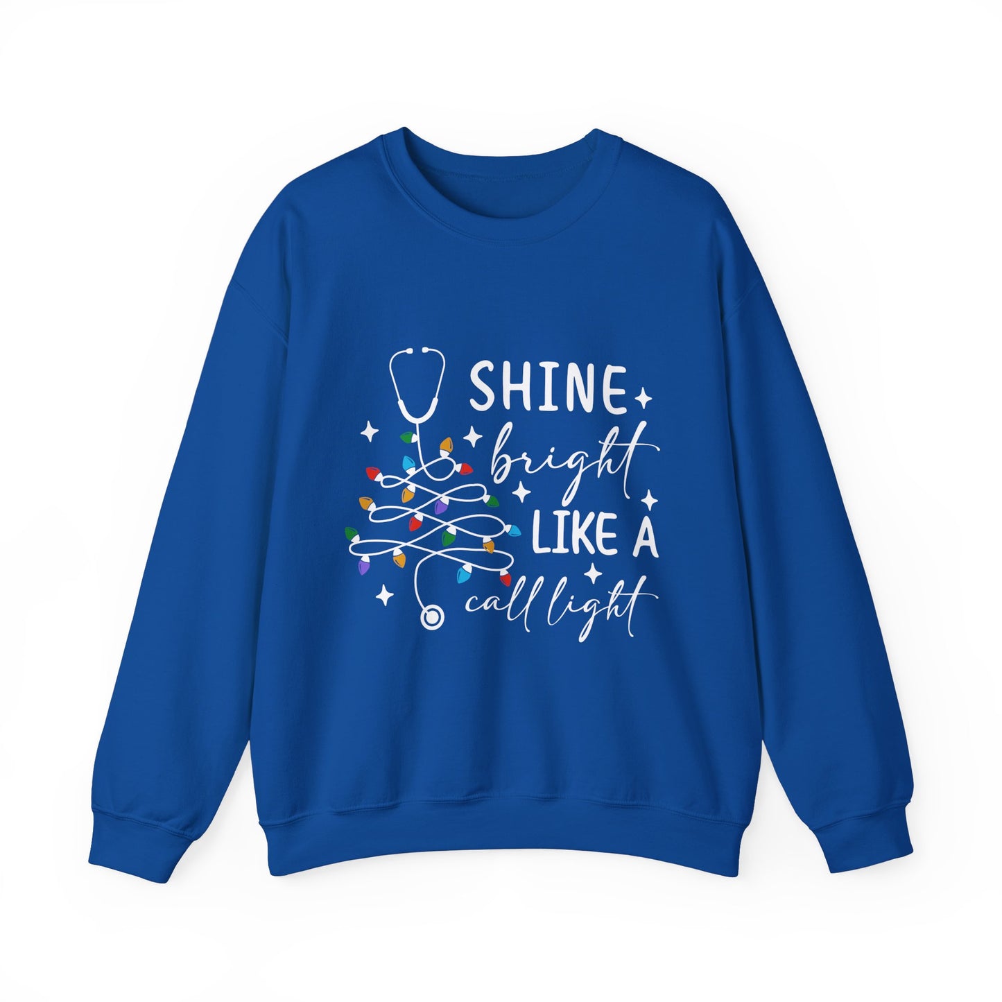 Shine Bright Nurse Sweatshirt, Medical Staff Gift, Hospital Worker Apparel, Cozy Pullover, Warm Jumper