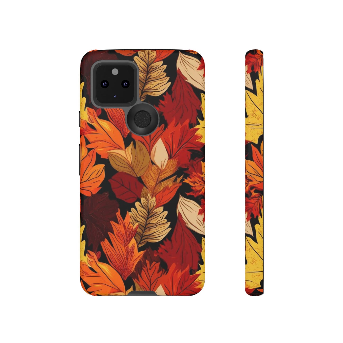 Leafy Tough Cases, Autumn Phone Cover, Protective Smartphone Shell, Nature Lover Gift, Fall Accessories