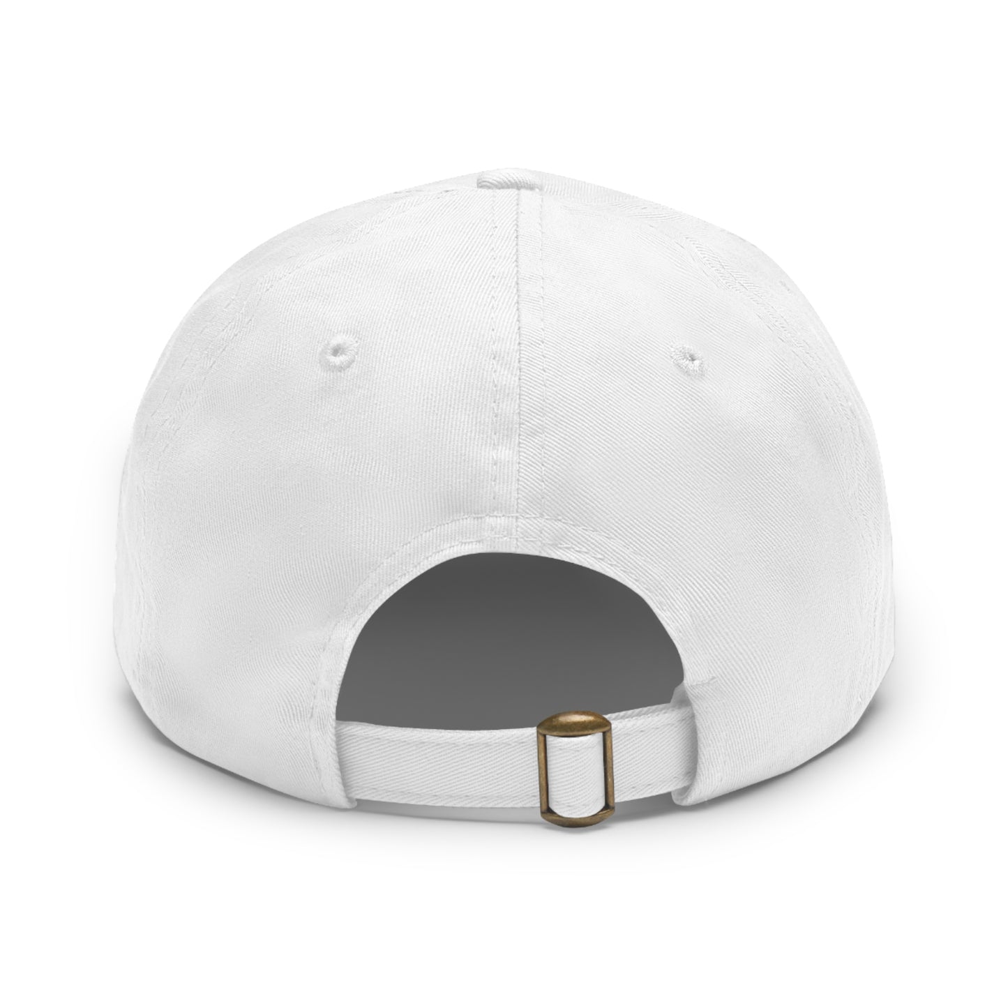 American Flag Dad Hat with Leather Patch (Rectangle)