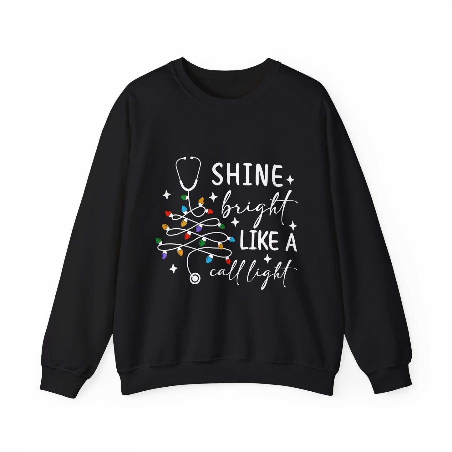 Shine Bright Nurse Sweatshirt, Medical Staff Gift, Hospital Worker Apparel, Cozy Pullover, Warm Jumper