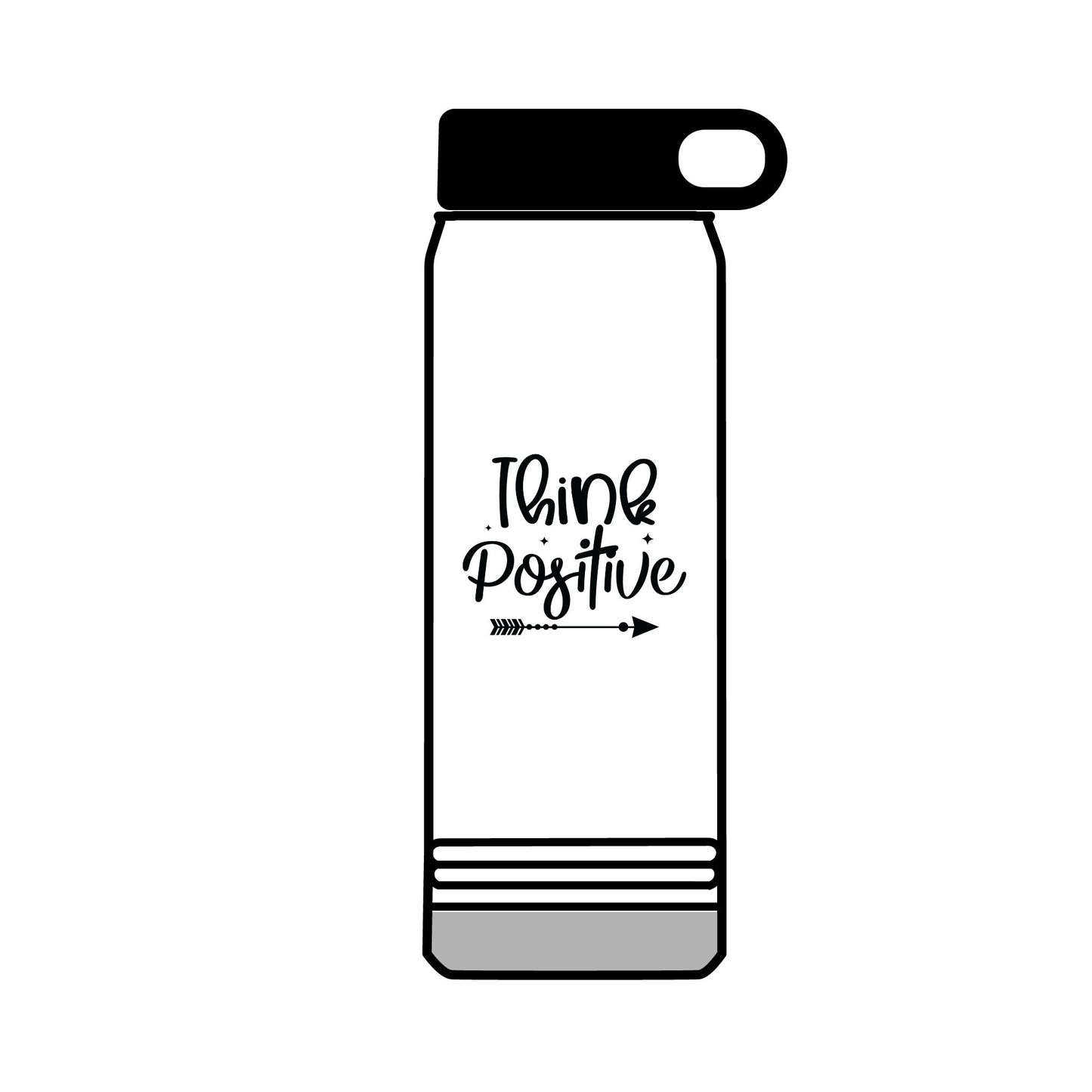 Motivational Water Bottle, 32oz - Inspiring Quote Reusable Water Bottle, Gym Hydration Flask, Fitness Gift, Positive Affirmation Drinkware,