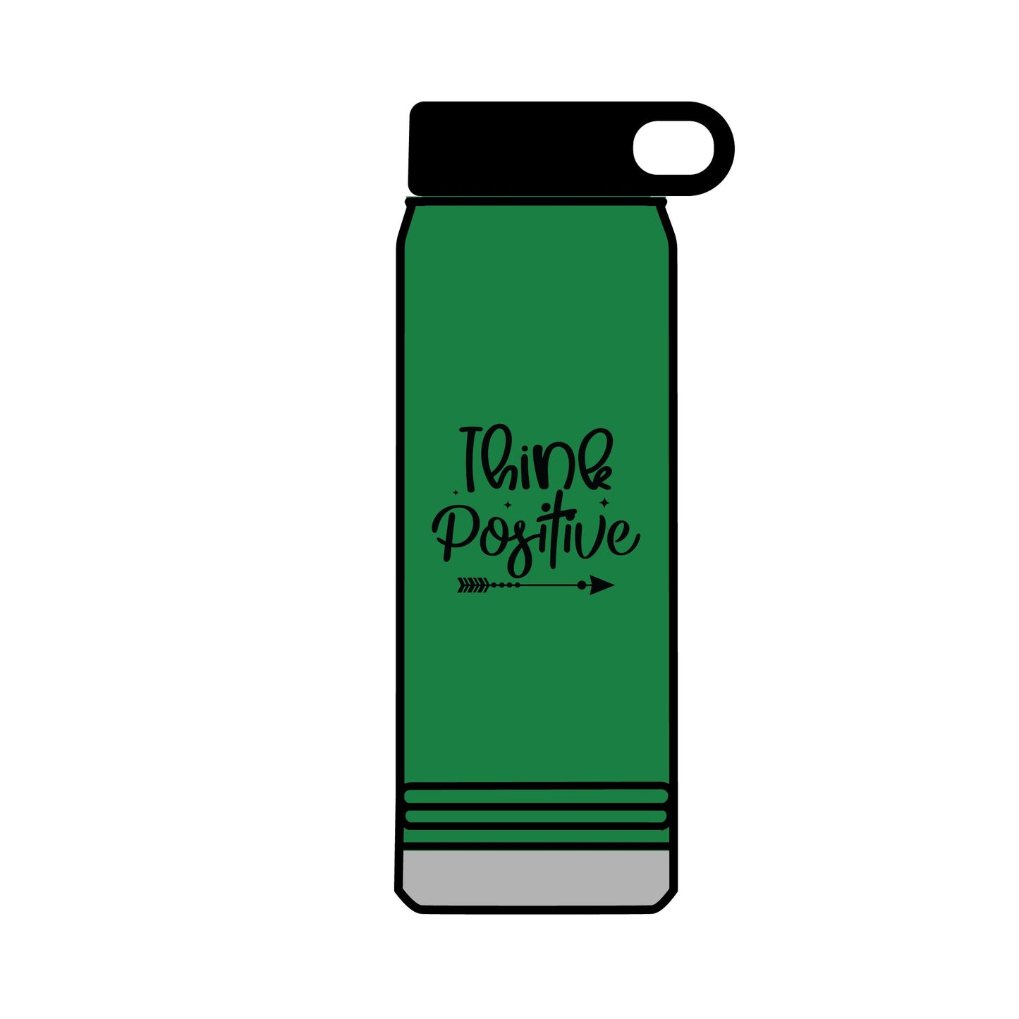Motivational Water Bottle, 32oz - Inspiring Quote Reusable Water Bottle, Gym Hydration Flask, Fitness Gift, Positive Affirmation Drinkware,