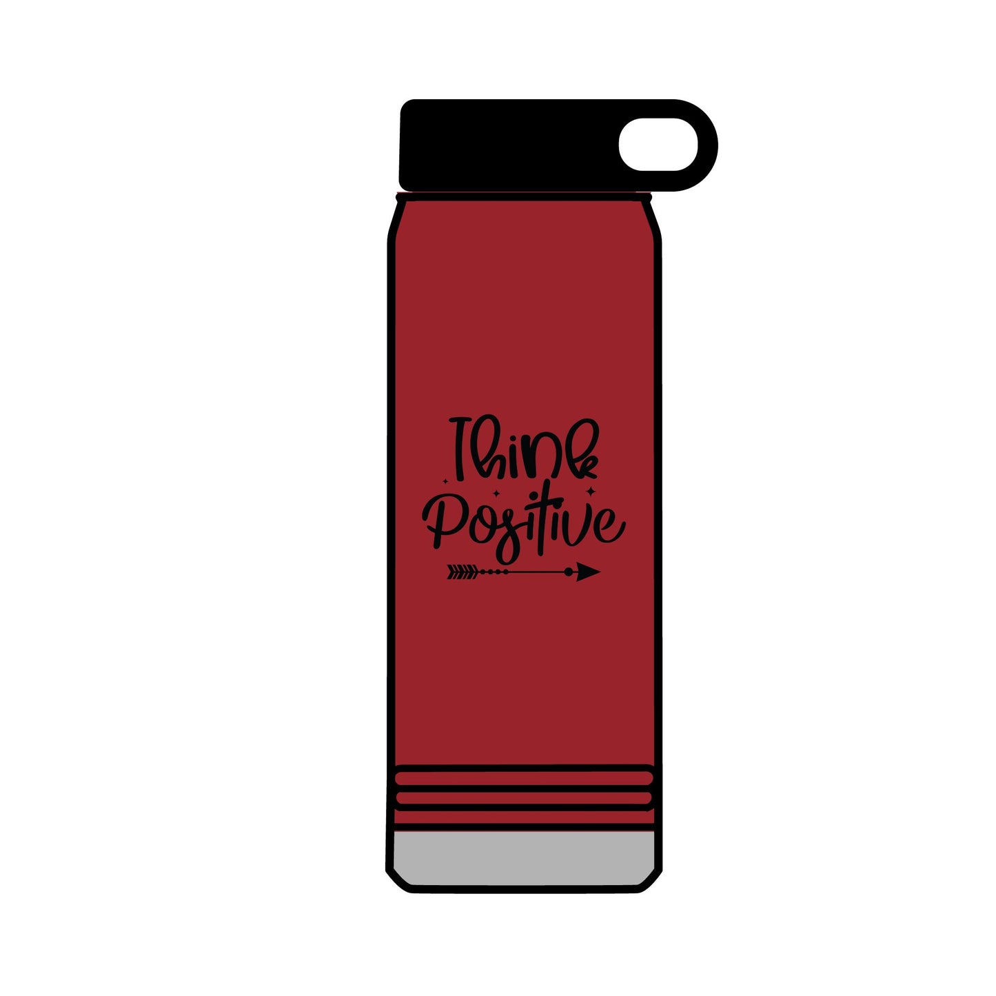 Motivational Water Bottle, 32oz - Inspiring Quote Reusable Water Bottle, Gym Hydration Flask, Fitness Gift, Positive Affirmation Drinkware,