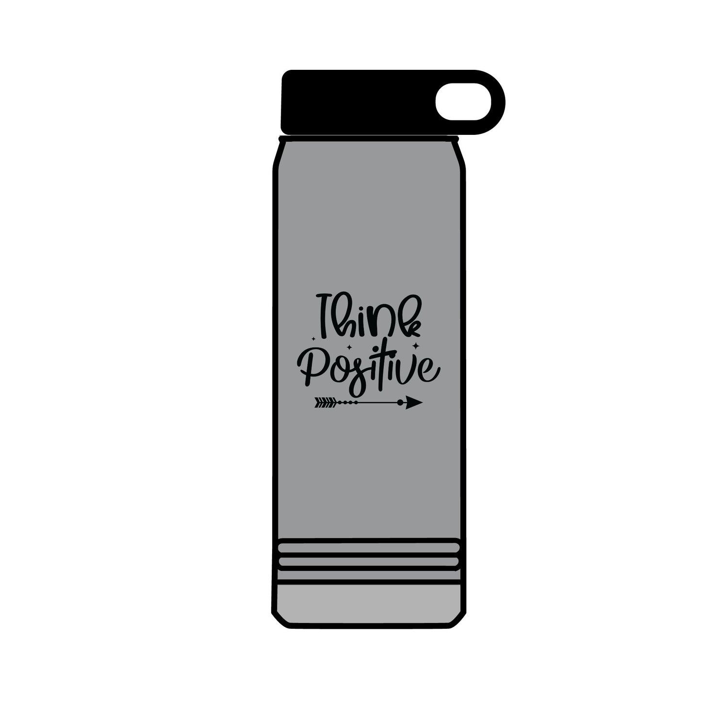 Motivational Water Bottle, 32oz - Inspiring Quote Reusable Water Bottle, Gym Hydration Flask, Fitness Gift, Positive Affirmation Drinkware,