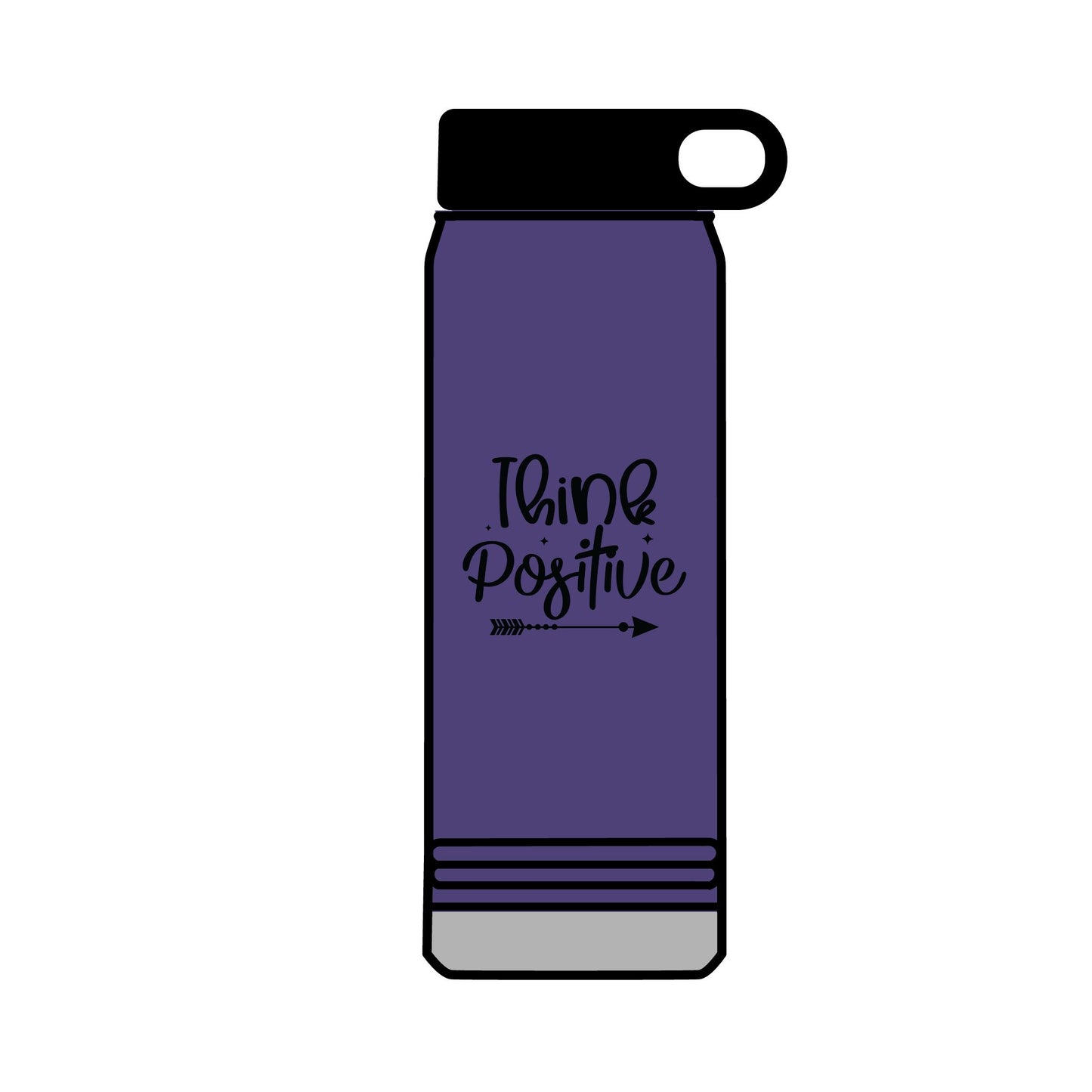 Motivational Water Bottle, 32oz - Inspiring Quote Reusable Water Bottle, Gym Hydration Flask, Fitness Gift, Positive Affirmation Drinkware,