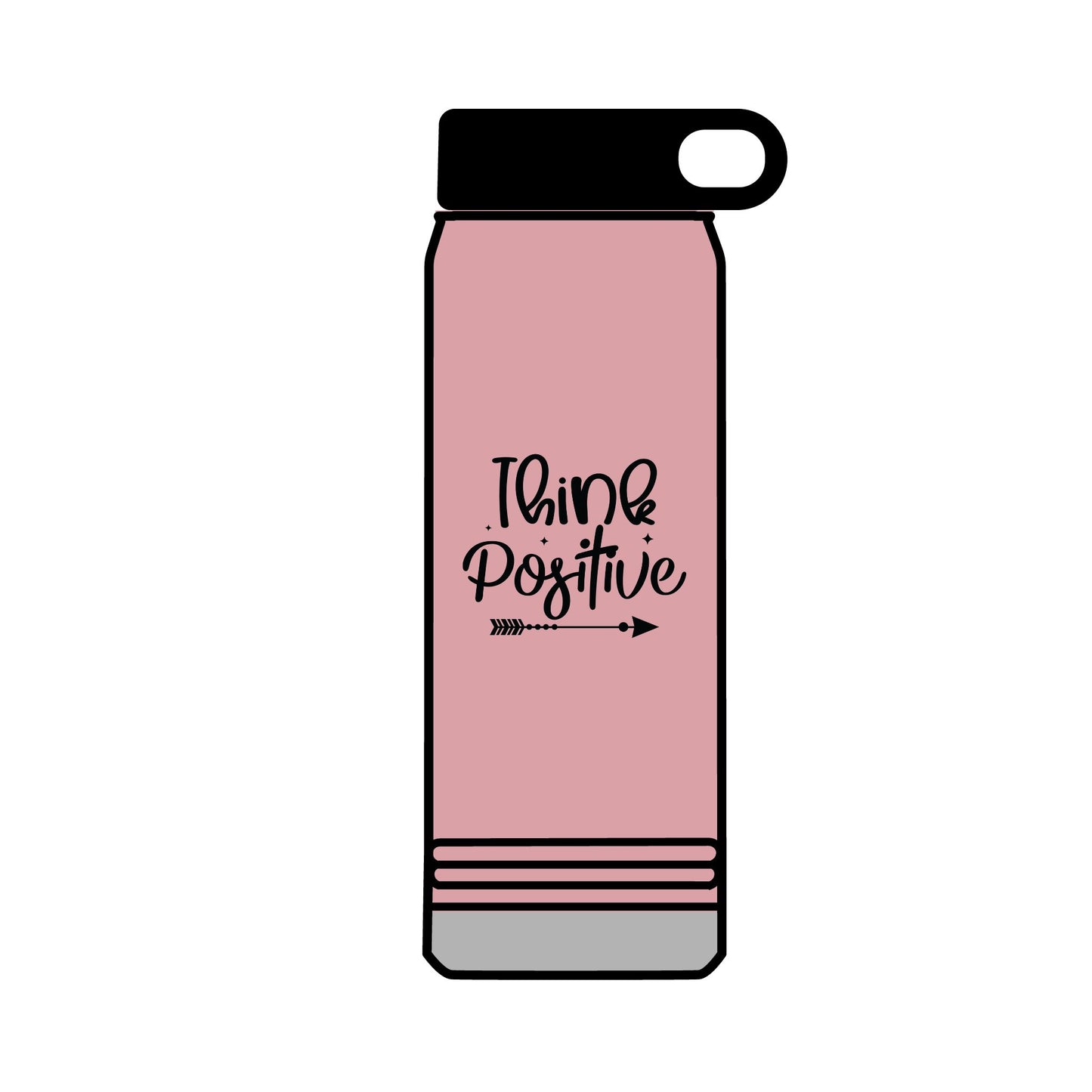 Motivational Water Bottle, 32oz - Inspiring Quote Reusable Water Bottle, Gym Hydration Flask, Fitness Gift, Positive Affirmation Drinkware,