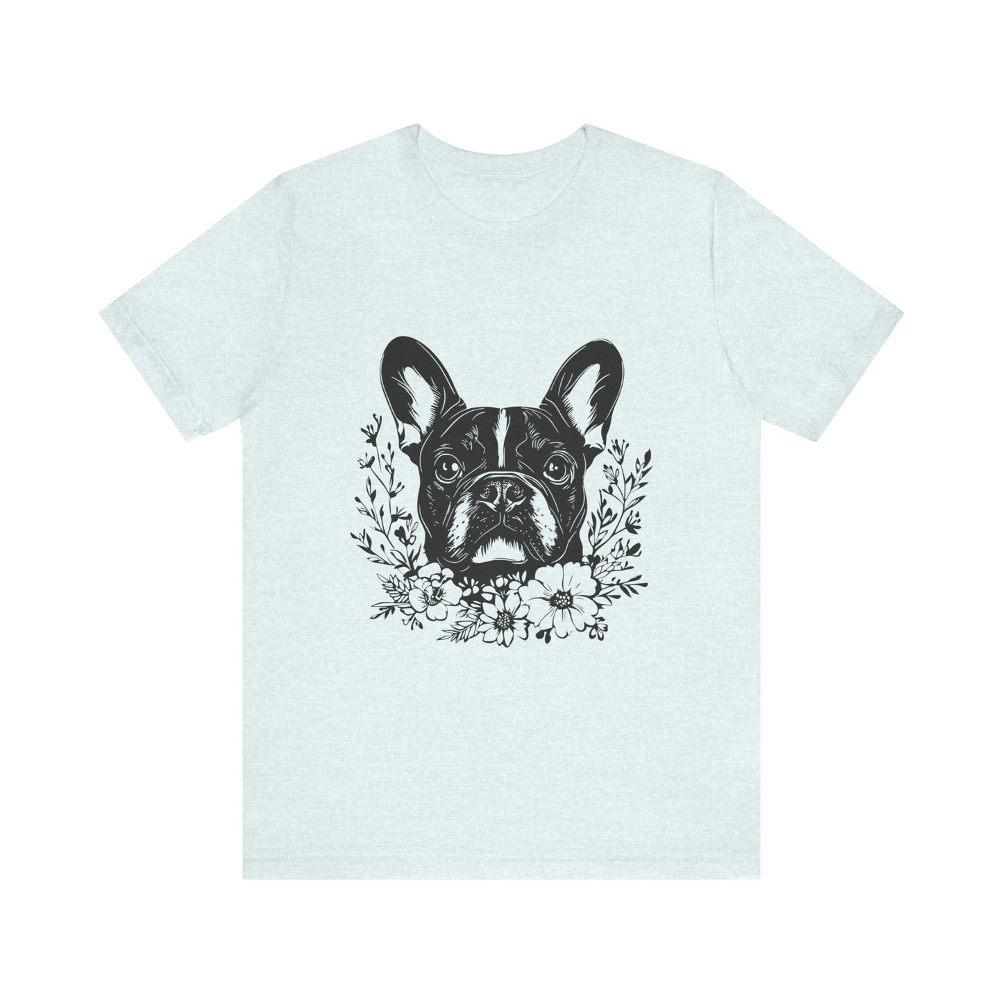 French Bull Dog T-Shirt, Dog Lover Tee, Cute Animal Graphic Shirt, Pet Owner Gift, Casual Top
